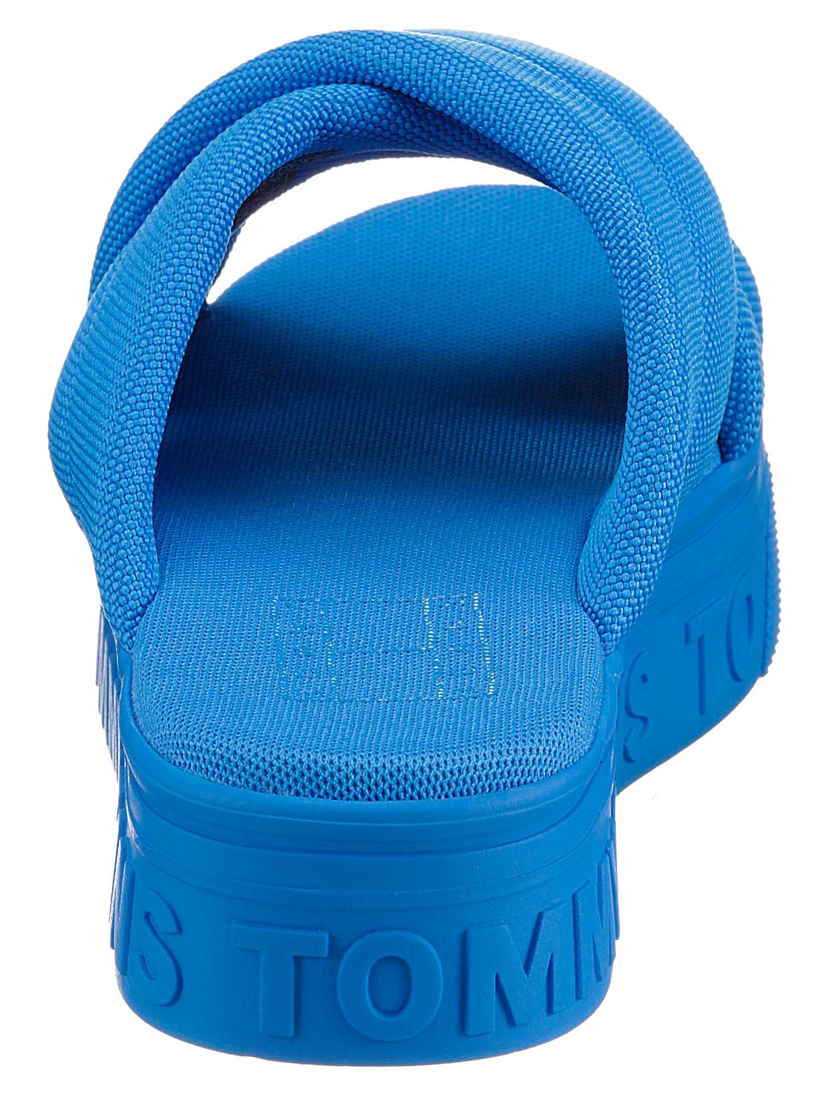 Tommy Jeans Pantolette »TOMMY JEANS FLTFRM SANDAL«, mit wattierter Kreuzbandage