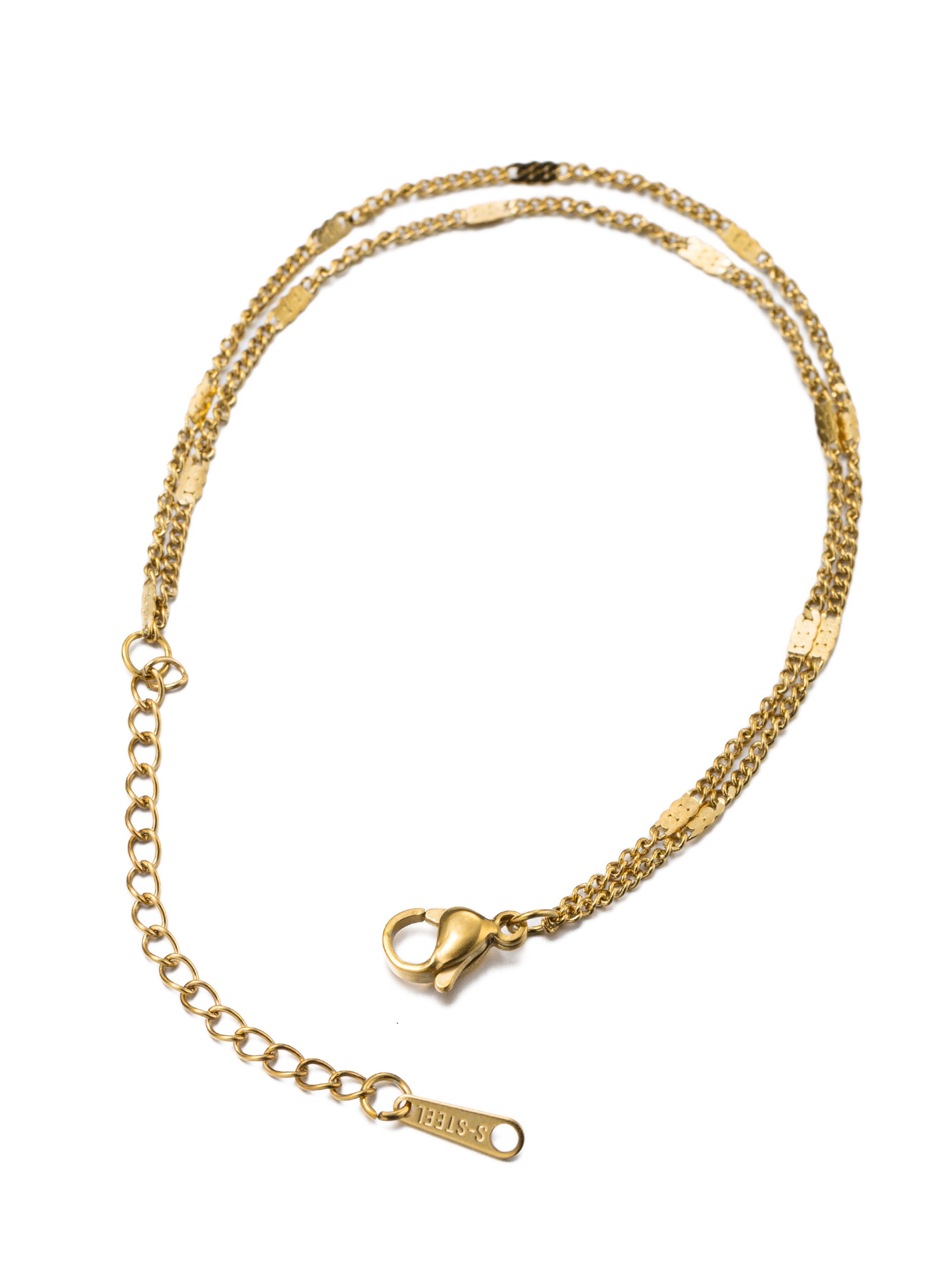 Armband "Schmuck Geschenk Edelstahl Armschmuck Armkette", gelbgoldfarben, ANISTON JEWELRY & WATCHES, Armbänder, Damen, 21cm, Edelstahl, Armband, Made in Germany 2