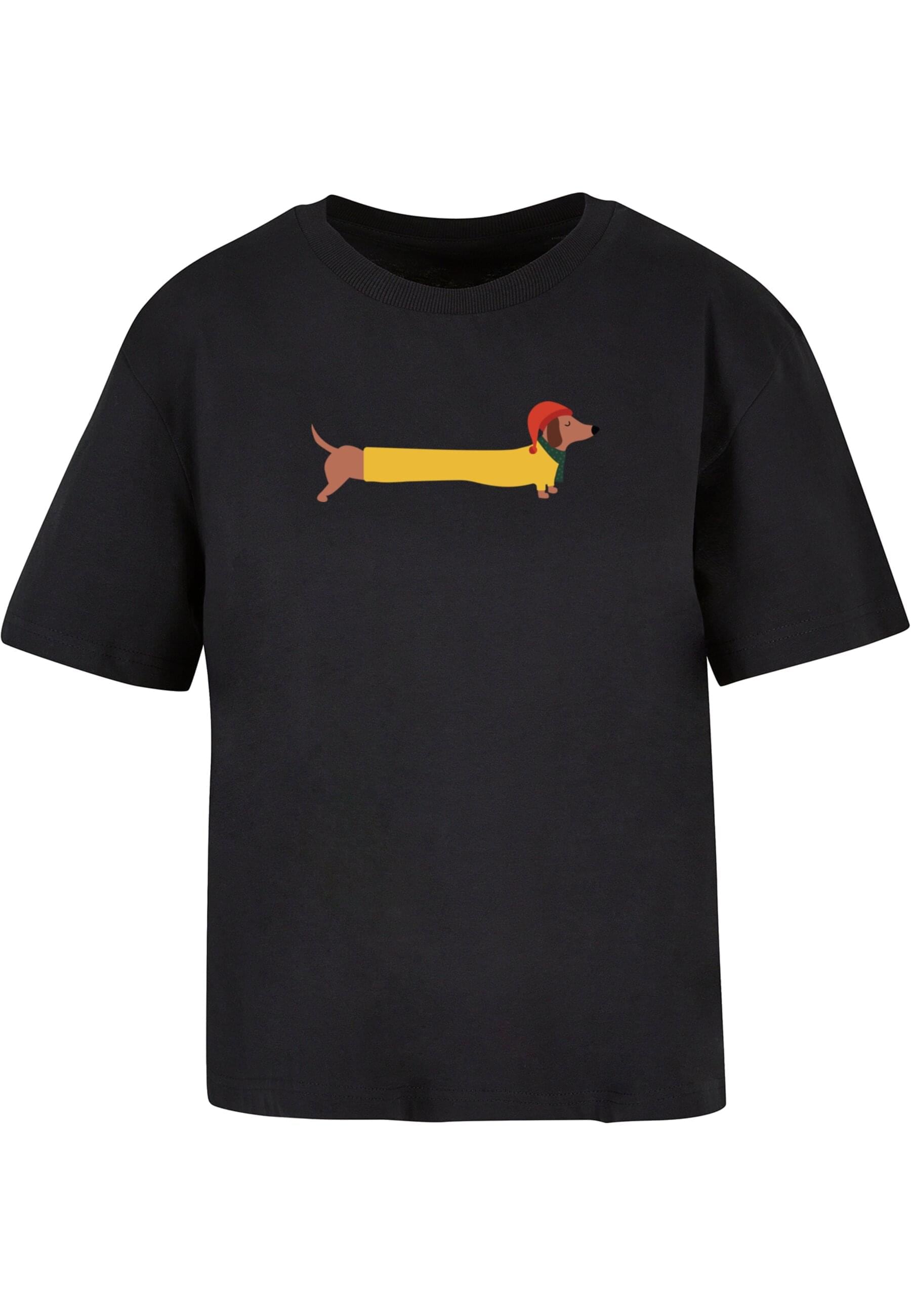 Merchcode T-Shirt "Merchcode Ladies Christmas Dog Tee" 1 Stk. tlg. günstig online kaufen