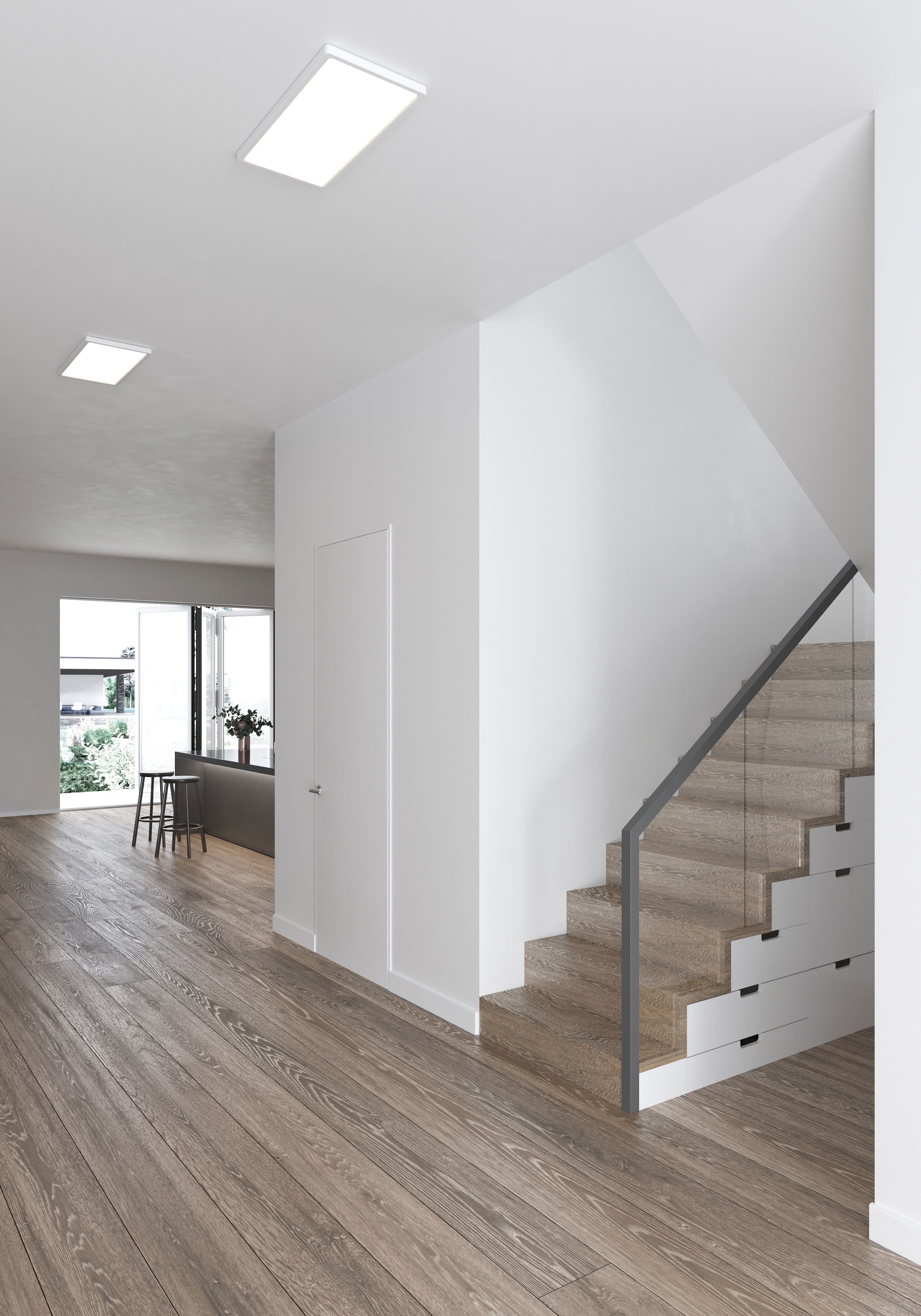 Nordlux LED Deckenleuchte »OJA« LED-Modul 1 Stk. Warmweiß inkl. 22W LED, 2400 Lumen, IP54