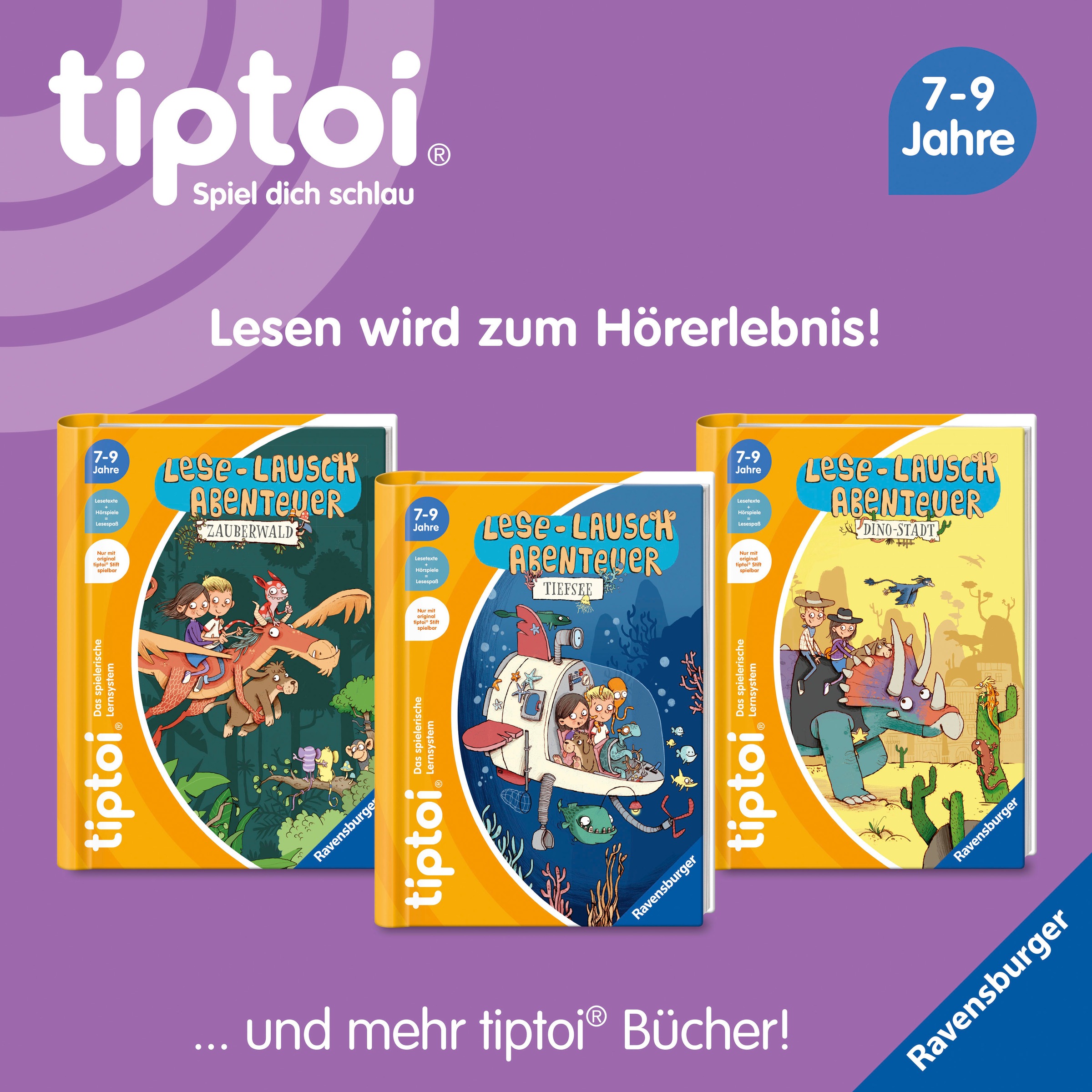 Ravensburger Buch »tiptoi® Lese-Lausch-Abenteuer Dino-Stadt«, Made in Europe