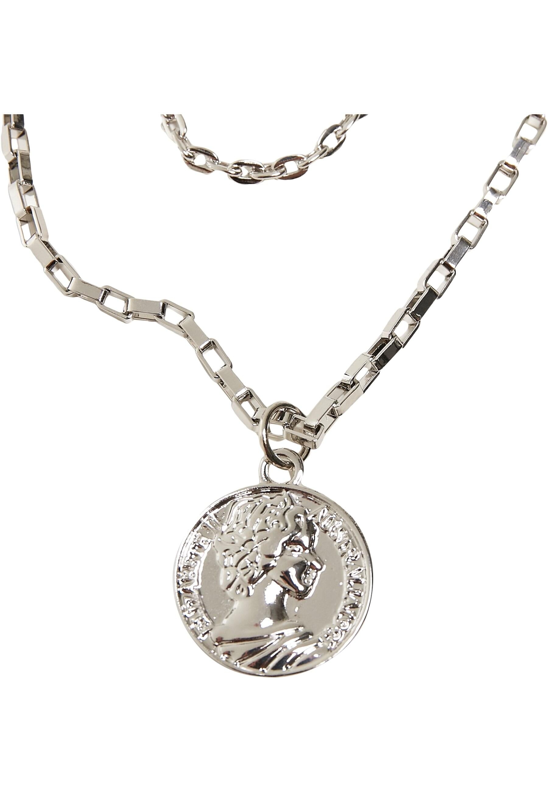 URBAN CLASSICS Edelstahlkette »Urban Classics Unisex Layering Amulet Necklace«
