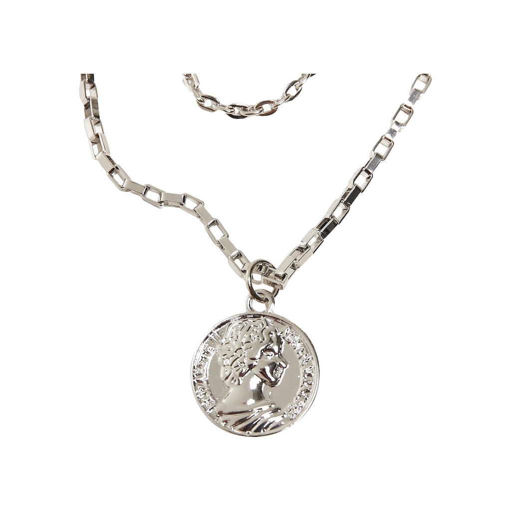 URBAN CLASSICS Edelstahlkette »Urban Classics Unisex Layering Amulet Necklace«