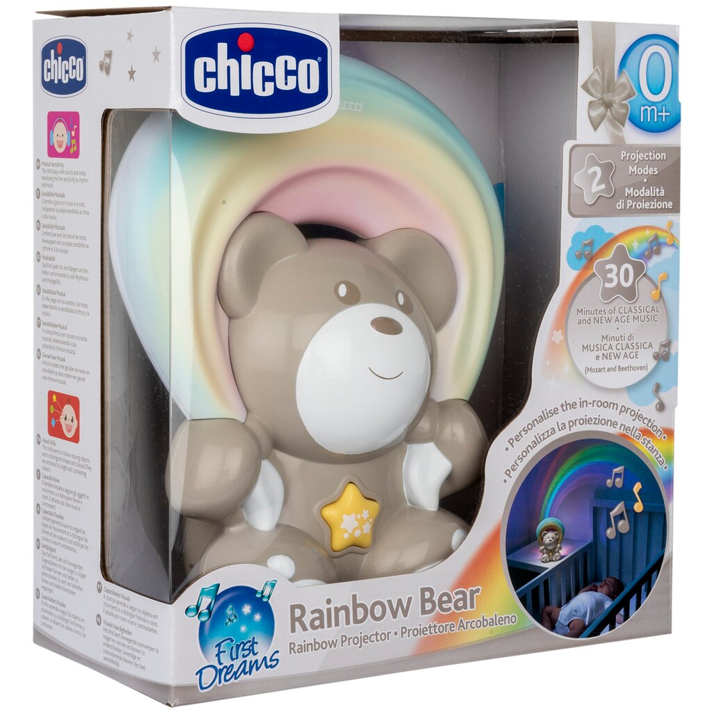 Chicco Nachtlicht »Regenbogenprojektor Bär, Neutral«