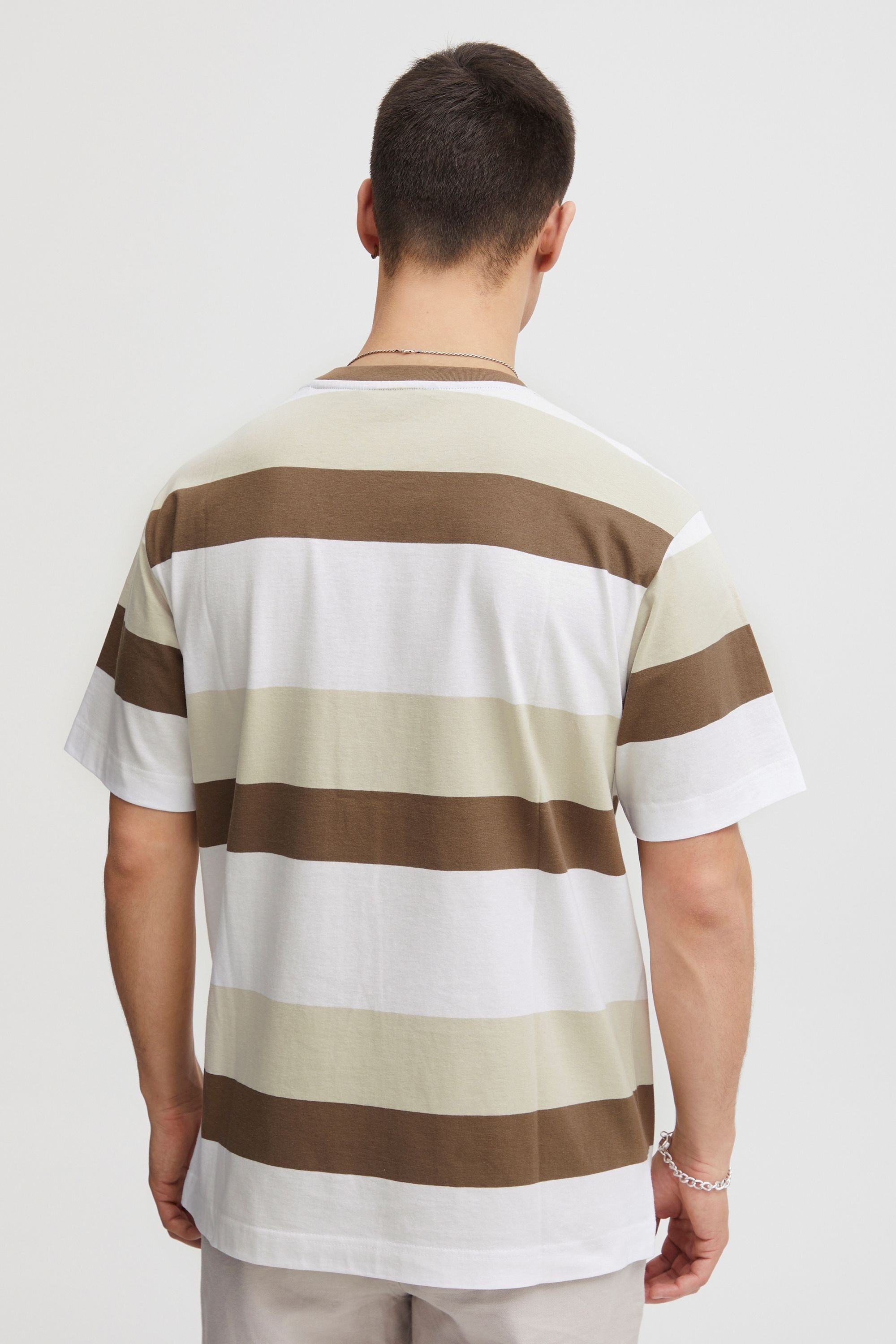 T-Shirt 11 PROJECT "T-Shirt PRFrankie", Herren, Gr. XL, braun (cub), Obermaterial: 100% Baumwolle CO., regular fit normal, Rundhals, Shirts T-Shirt 3