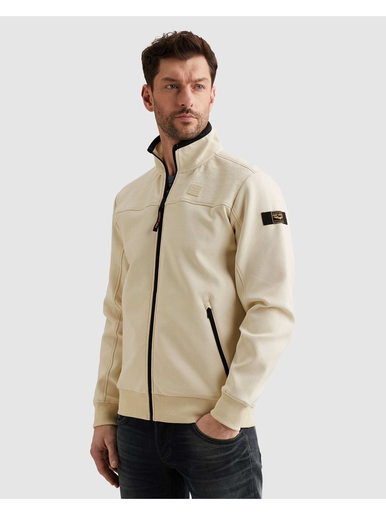 PME LEGEND Sweatjacke seitliche Eingrifftaschen mit Reißverschluss günstig online kaufen