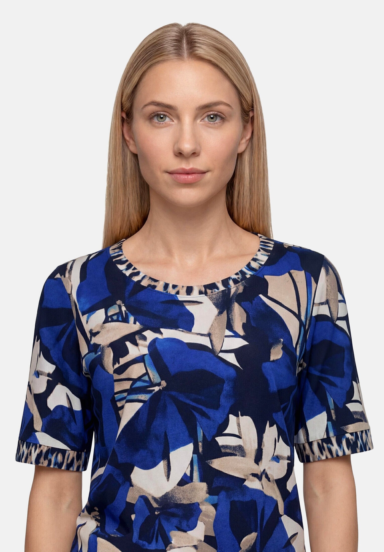 Betty Barclay Kurzarmshirt »Damen mit Seitenschlitzen« 1
