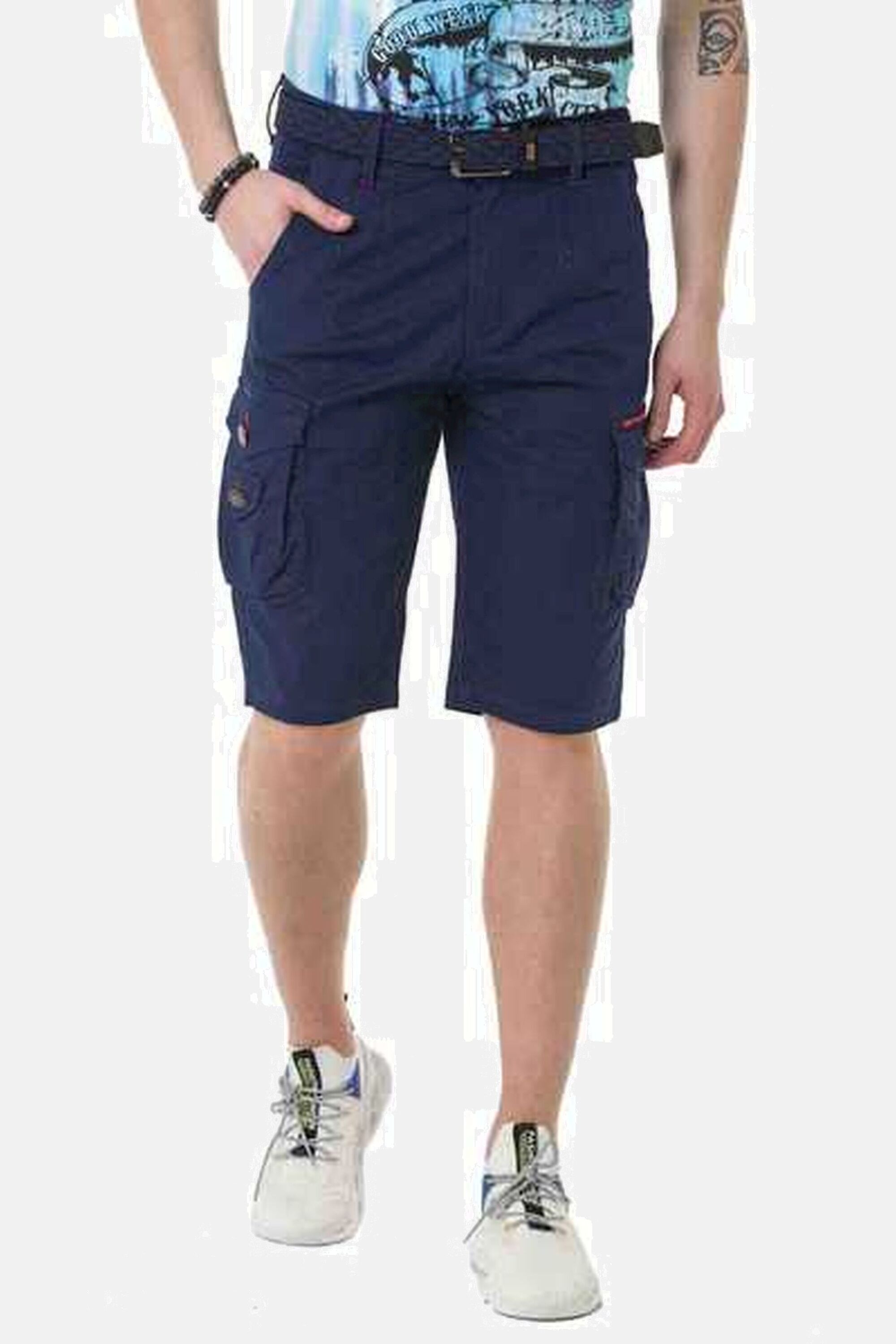 Cipo & Baxx Jeansbermudas "Bermuda & Short", mit praktischen Beintaschen, CK265