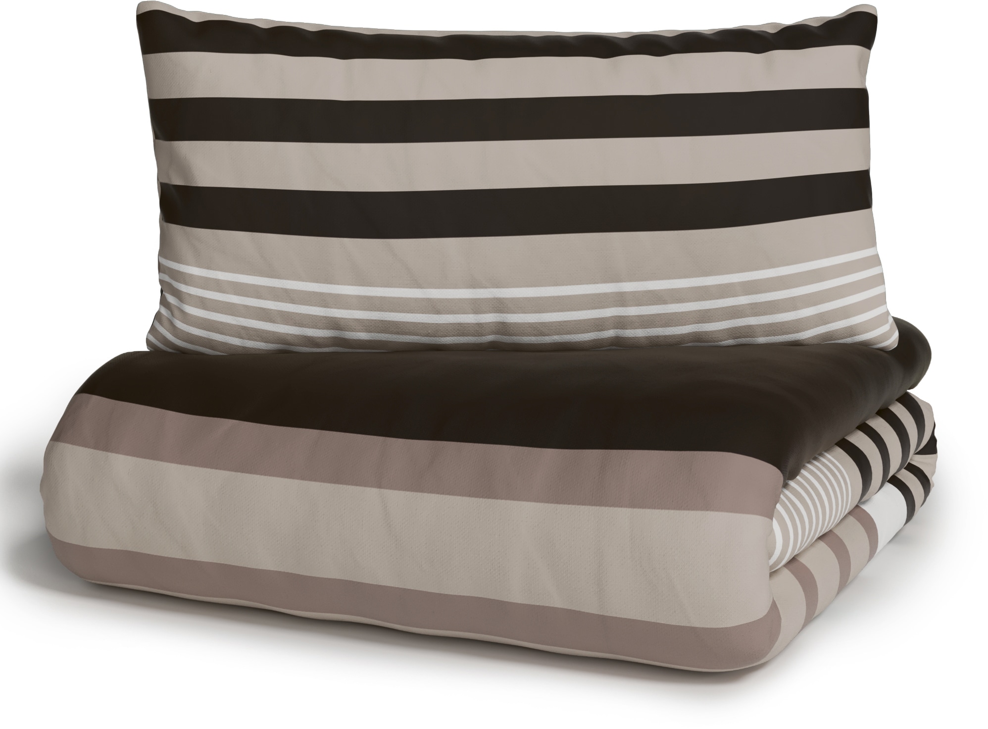 H.I.S Bettwäsche »Majoran« 2 Stk. tlg. gestreifte Bettwäsche in verschiedenen Qualitäten