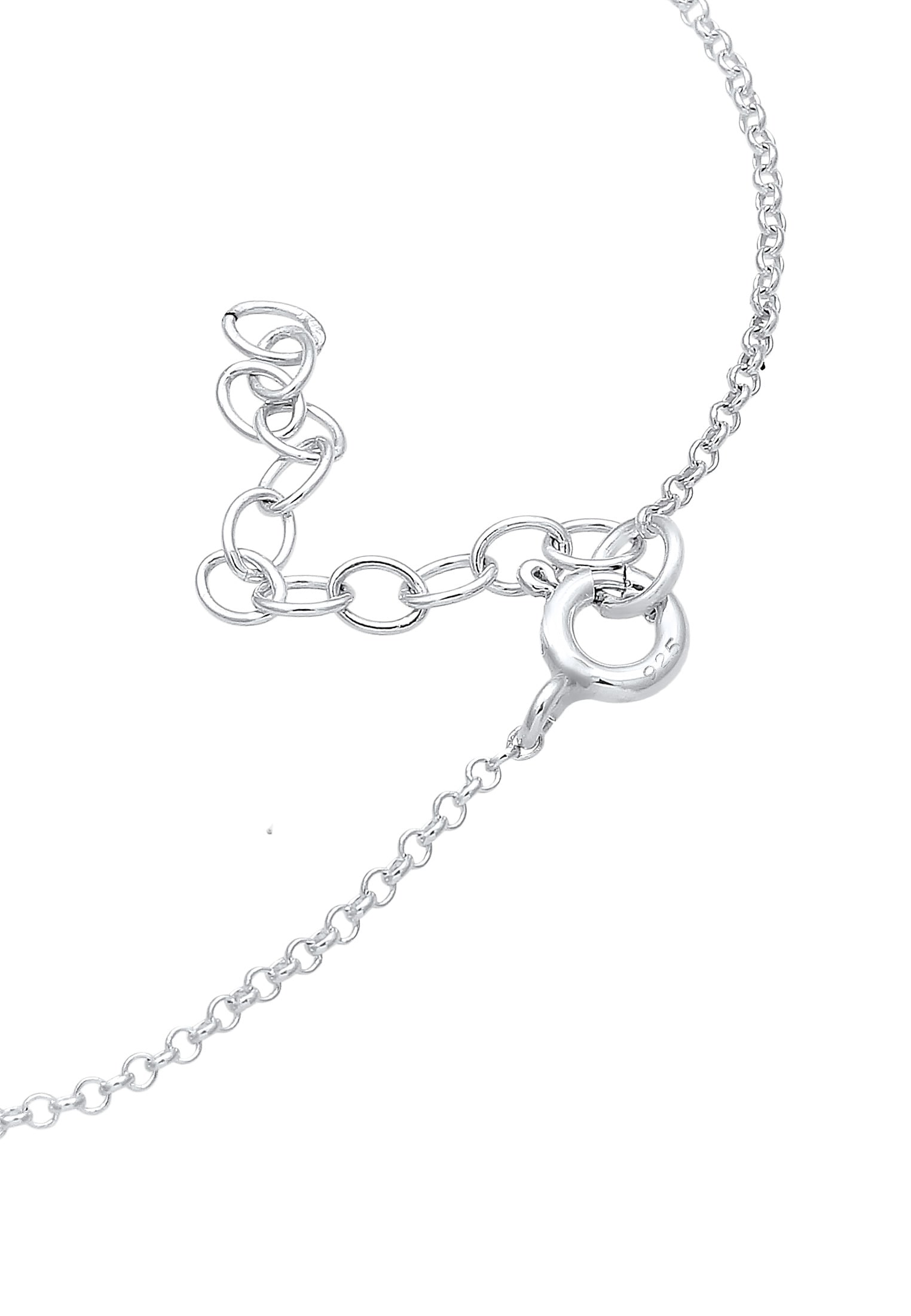 Elli Armband »Glas Kirstalle Weiß 925 Sterling Silber«