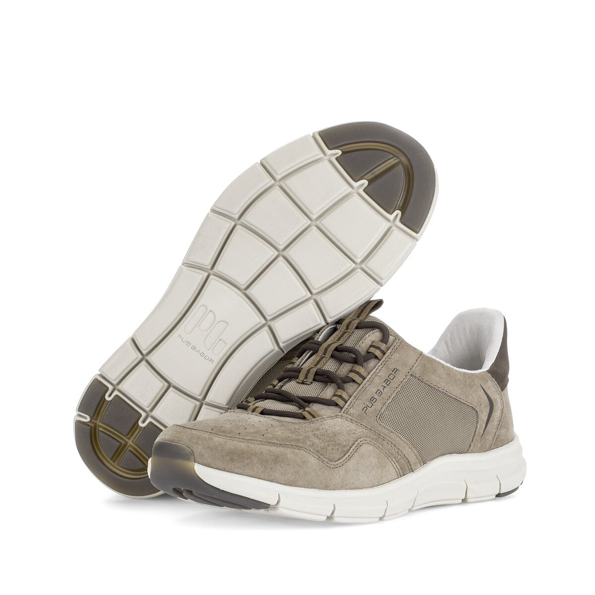 Sneaker GABOR "Sneaker low", Herren, Gr. 47, braun, Schuhe Sneaker 9