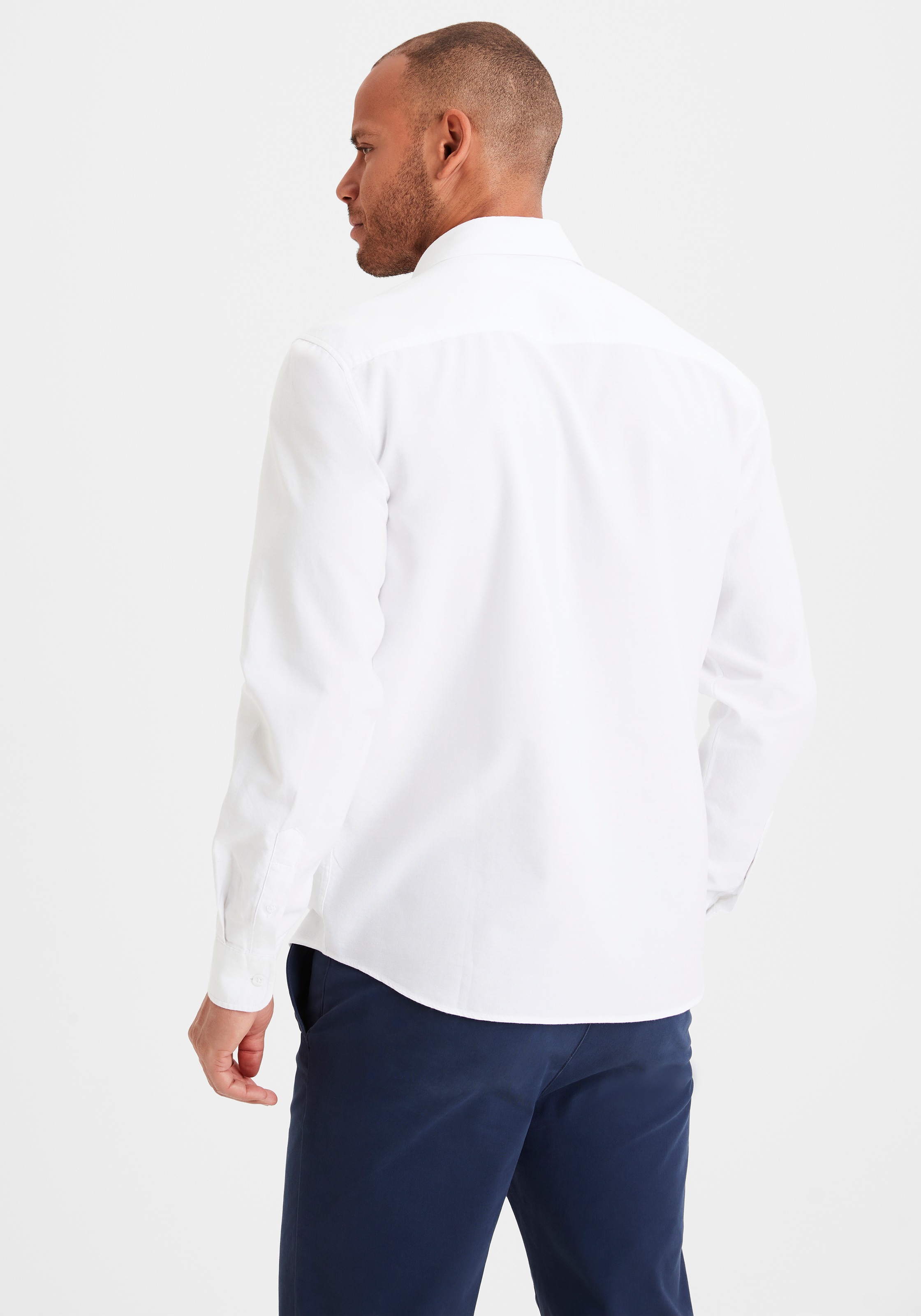 H.I.S Long Sleeve Shirt White XXXL 3