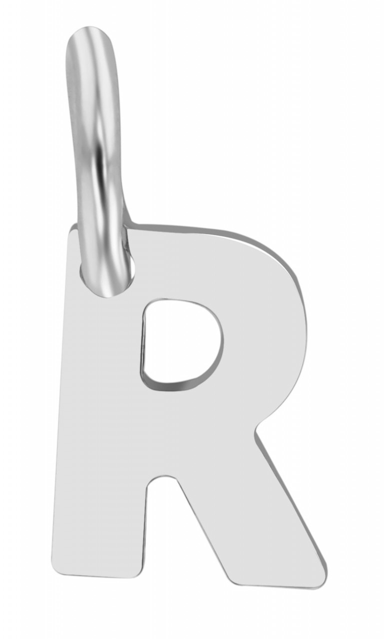 Kettenanhänger ADELIA´S "eleganter Buchstabe Anhänger aus 925 Sterling Silber", silber, Schmuckanhänger, Damen, Silber 925 (Sterlingsilber), Kettenanhänger 5