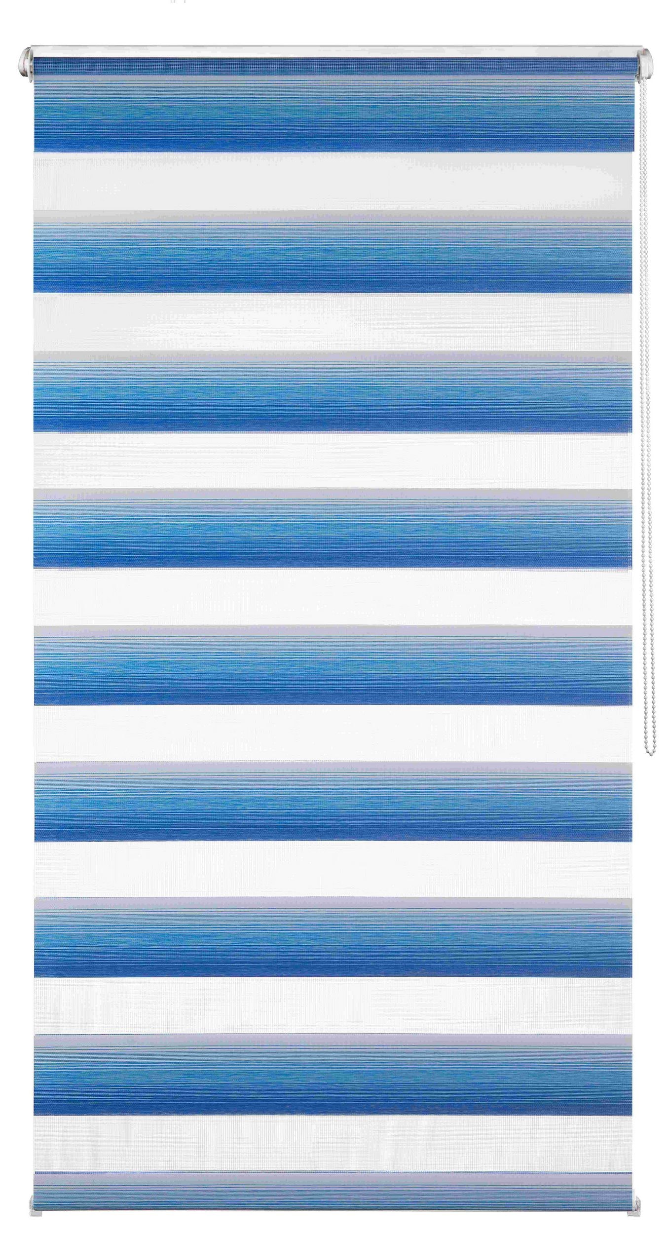 K-HOME Doppelrollo »Doppelrollo mit schönen Farbverlauf« Lichtschutz ohne Bohren freihängend