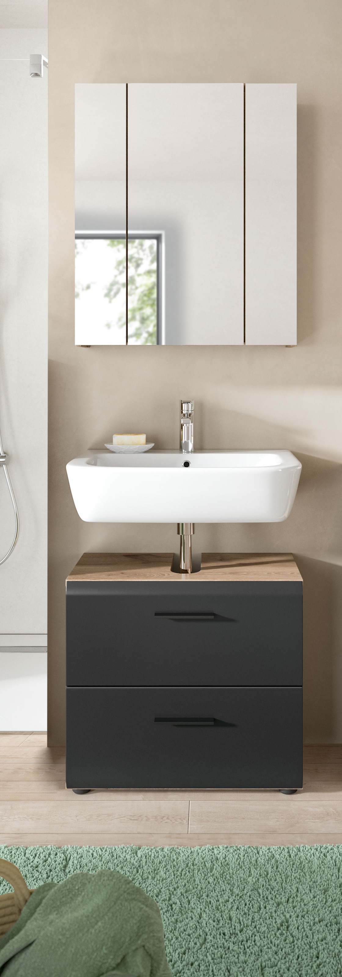 INOSIGN Badmöbel-Set "FLORENZ, TOPSELLER, 2-teilige Badkombination, hochwer günstig online kaufen
