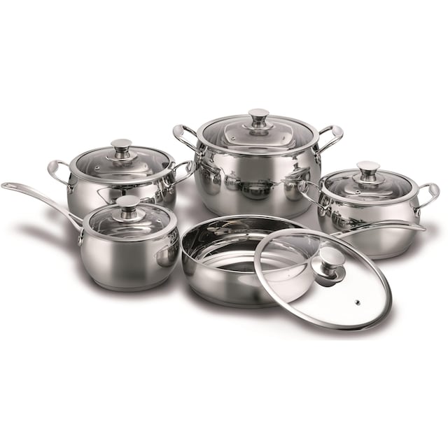 KING Topf-Set »Gourmet SBS Royal«, Meister-Chromstahl, (Set, 10 tlg.),  Induktion kaufen | BAUR