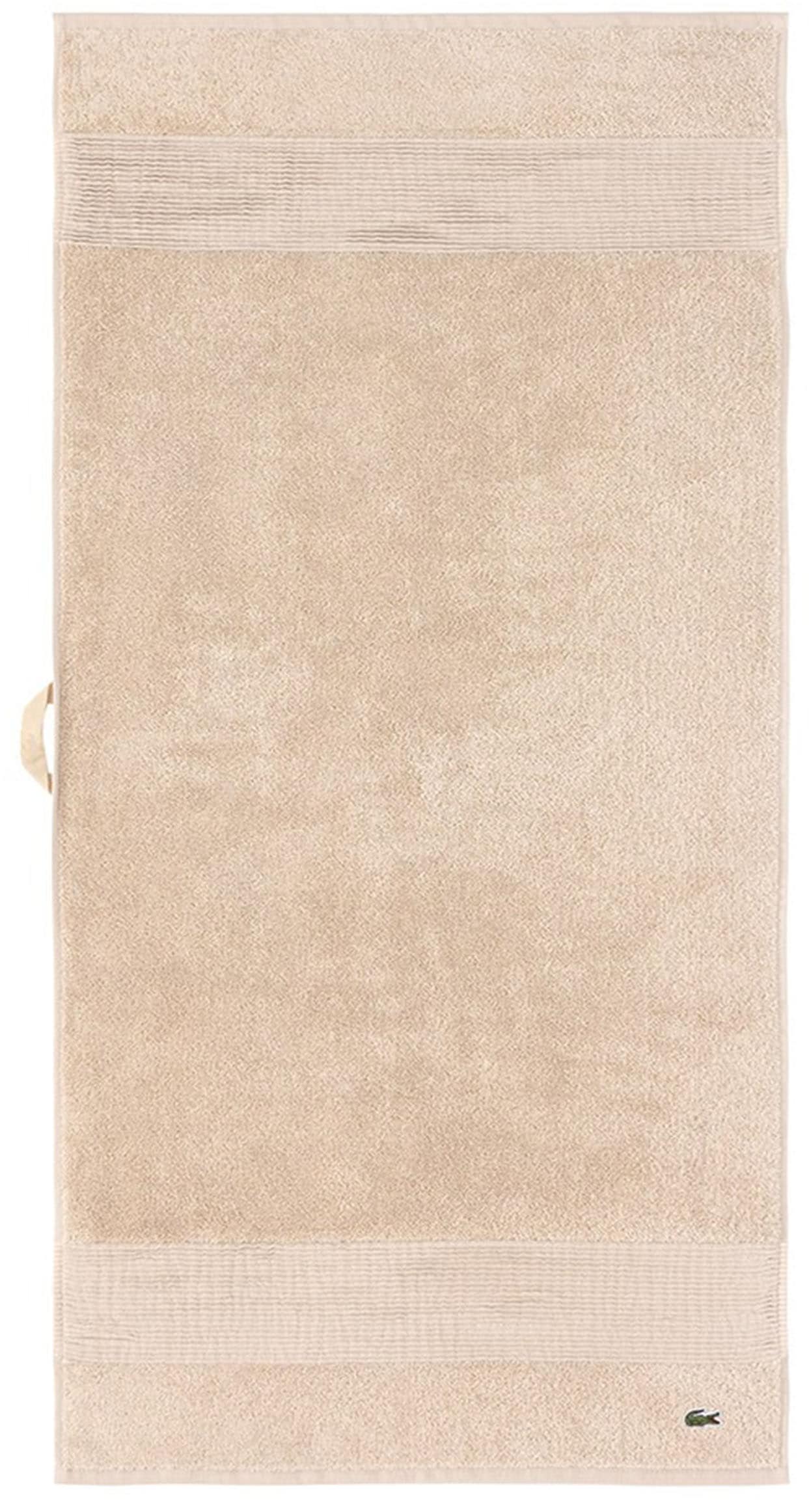 Lacoste Handtuch "LLECROCO" mit Label-Applikationen