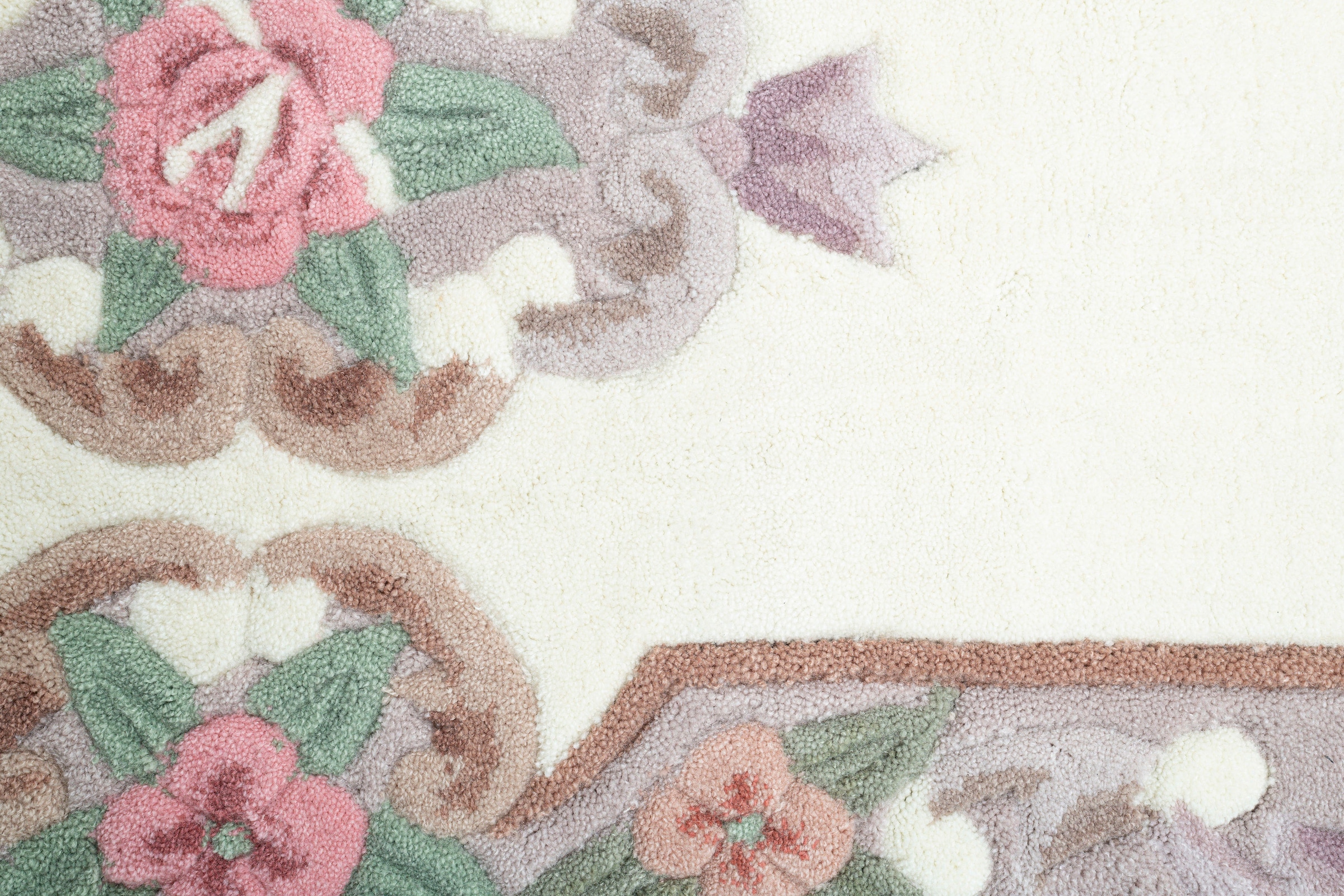 THEKO Bettumrandung »Ming« Höhe 14 mm 3 Stk. tlg. Bettvorleger, Läufer-Set, hochwertiges Acrylgarn, florales Design