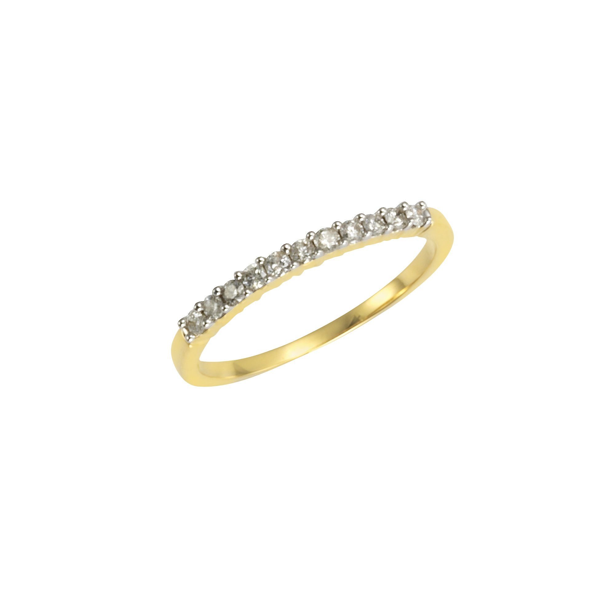 =0 K. Fingerring »585 Ellen Gold Diamonds 11 Brillanten 25ct.« by