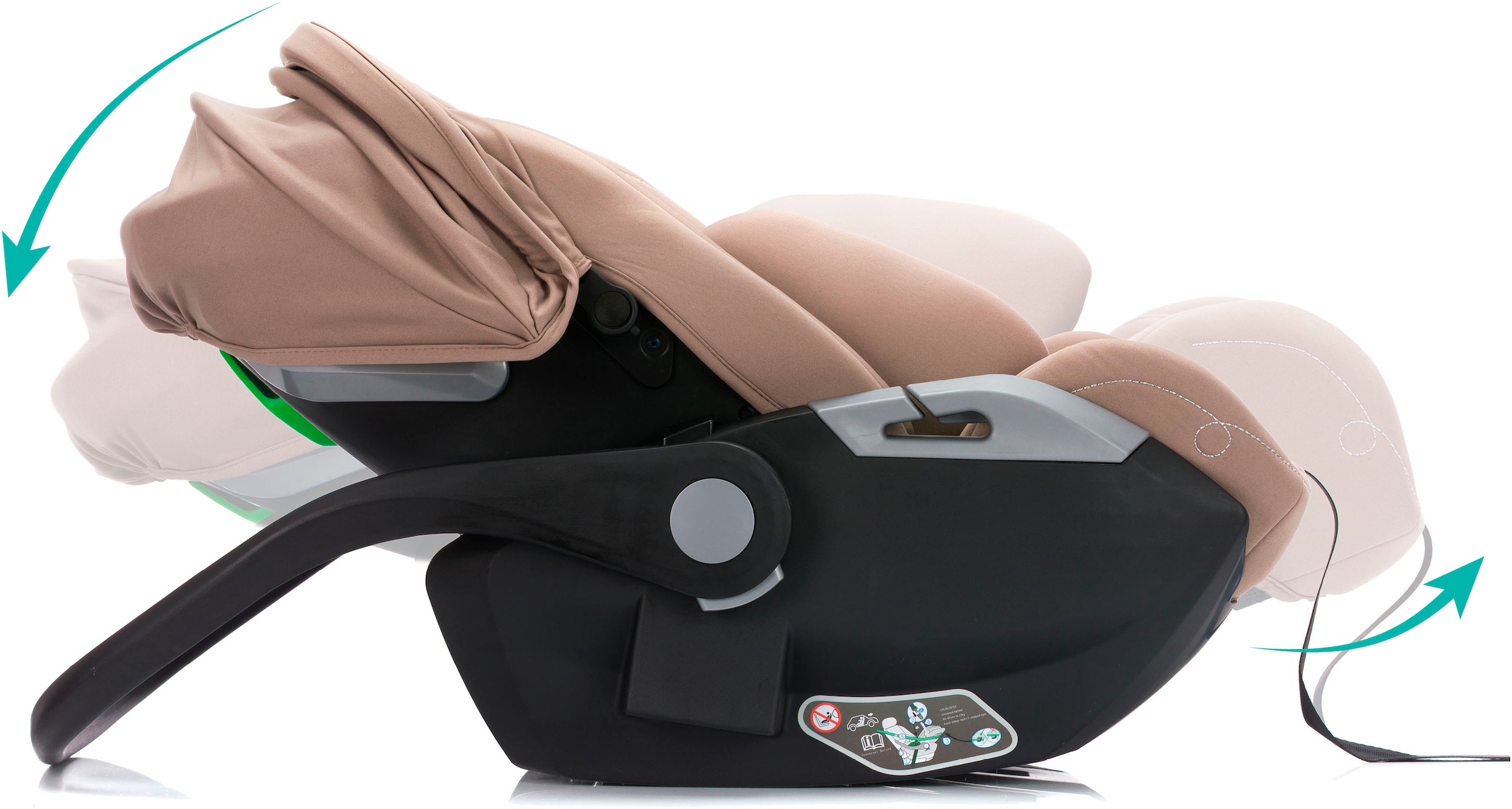 Fillikid Autokindersitz »NOA, inkl. Basisstation«, Gr. 0, 360 °