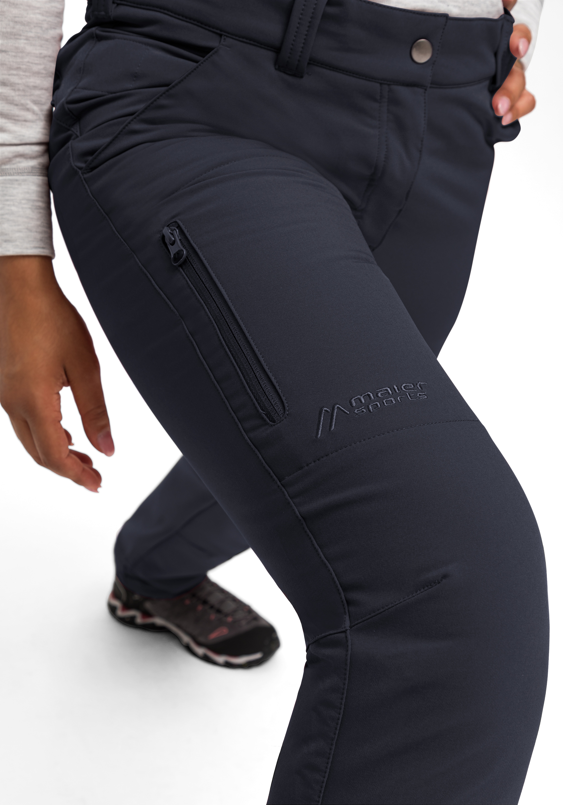 Maier Sports Outdoorhose "DA-HOSE EL. HELGA" mit vier Taschen, aus robustem Doppelgewebe, schnell trocknend