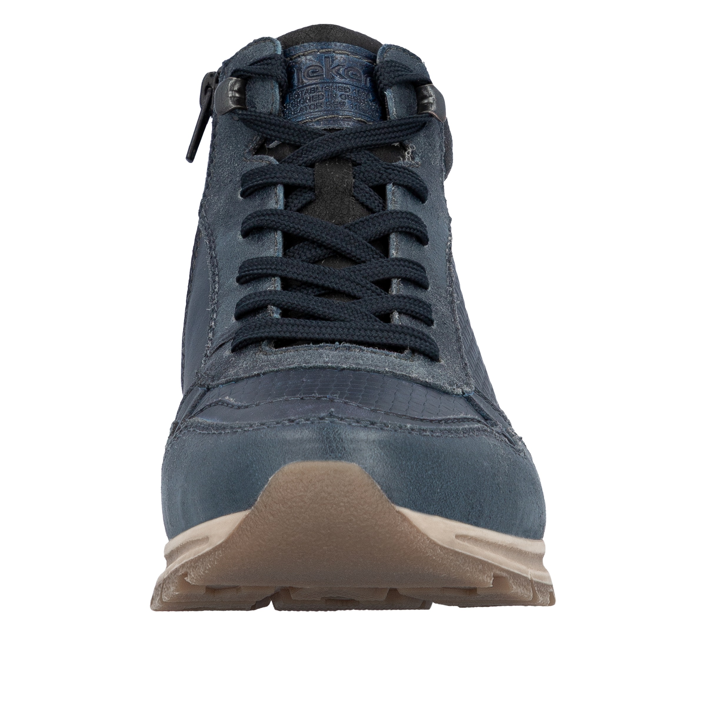 Rieker Sneakerboots, Schnürboots, High Top Sneaker, Schnürschuh mit Innenreißverschluss