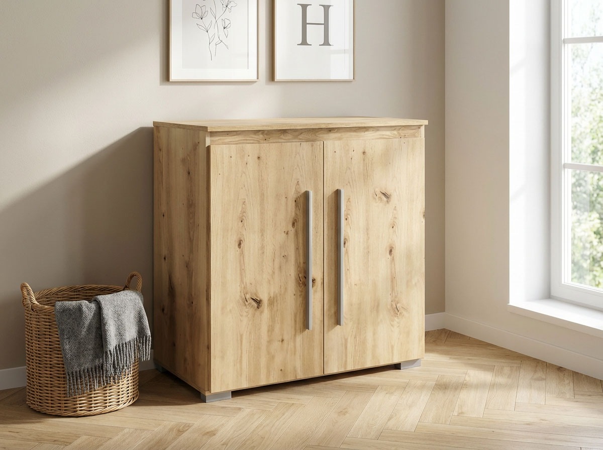 Home affaire Hochkommode "Bali" mit Melaim-Oberfläche günstig online kaufen