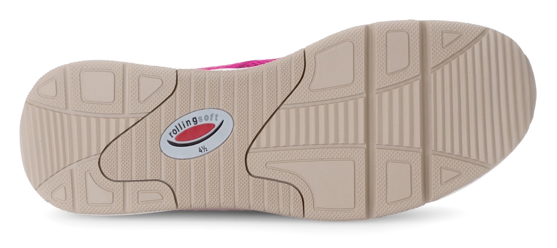 Gabor Rollingsoft Keilsneaker, Freizeitschuh, Halbschuh, Schnürschuh, Logoschriftzug an der Ferse