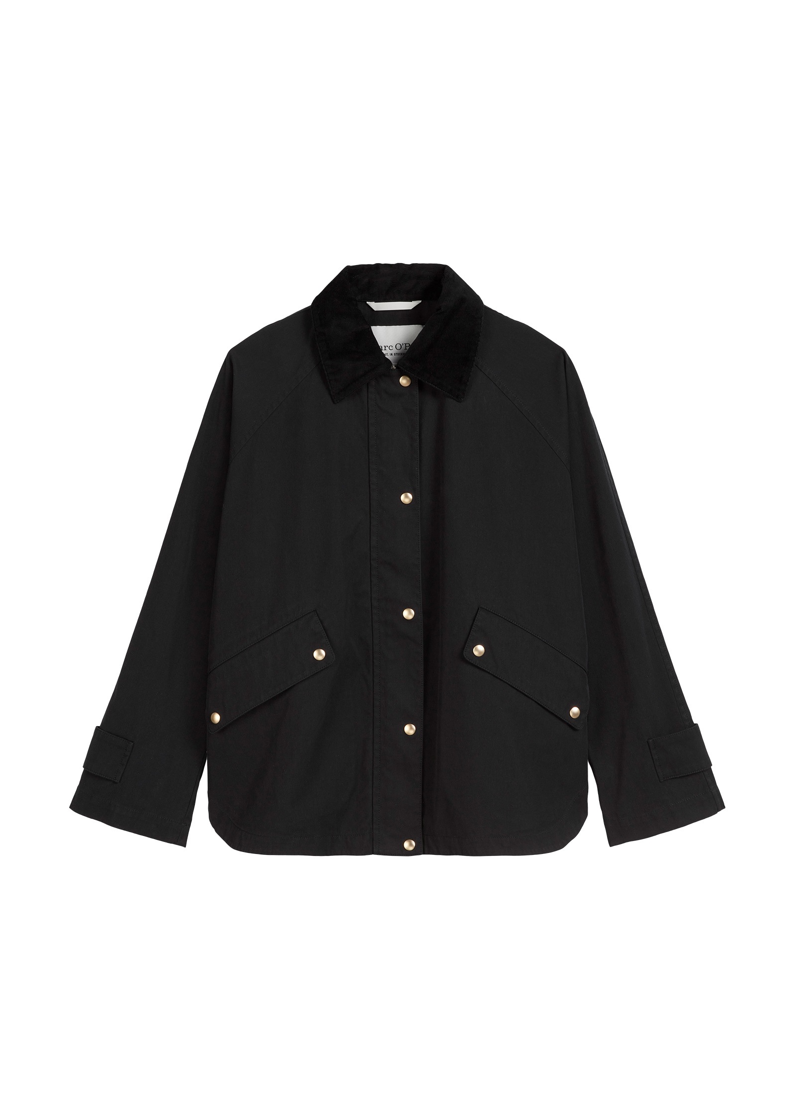 Marc O'Polo Outdoorjacke »aus hochwertigem Canvas«, ohne Kapuze