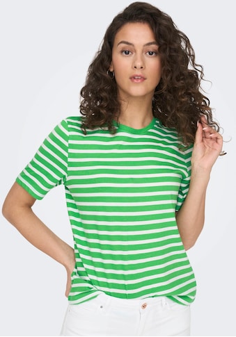 ONLY Kurzarmshirt »ONLMAY S/S O-NECK REG TOP BOX JRS« für kaufen | BAUR