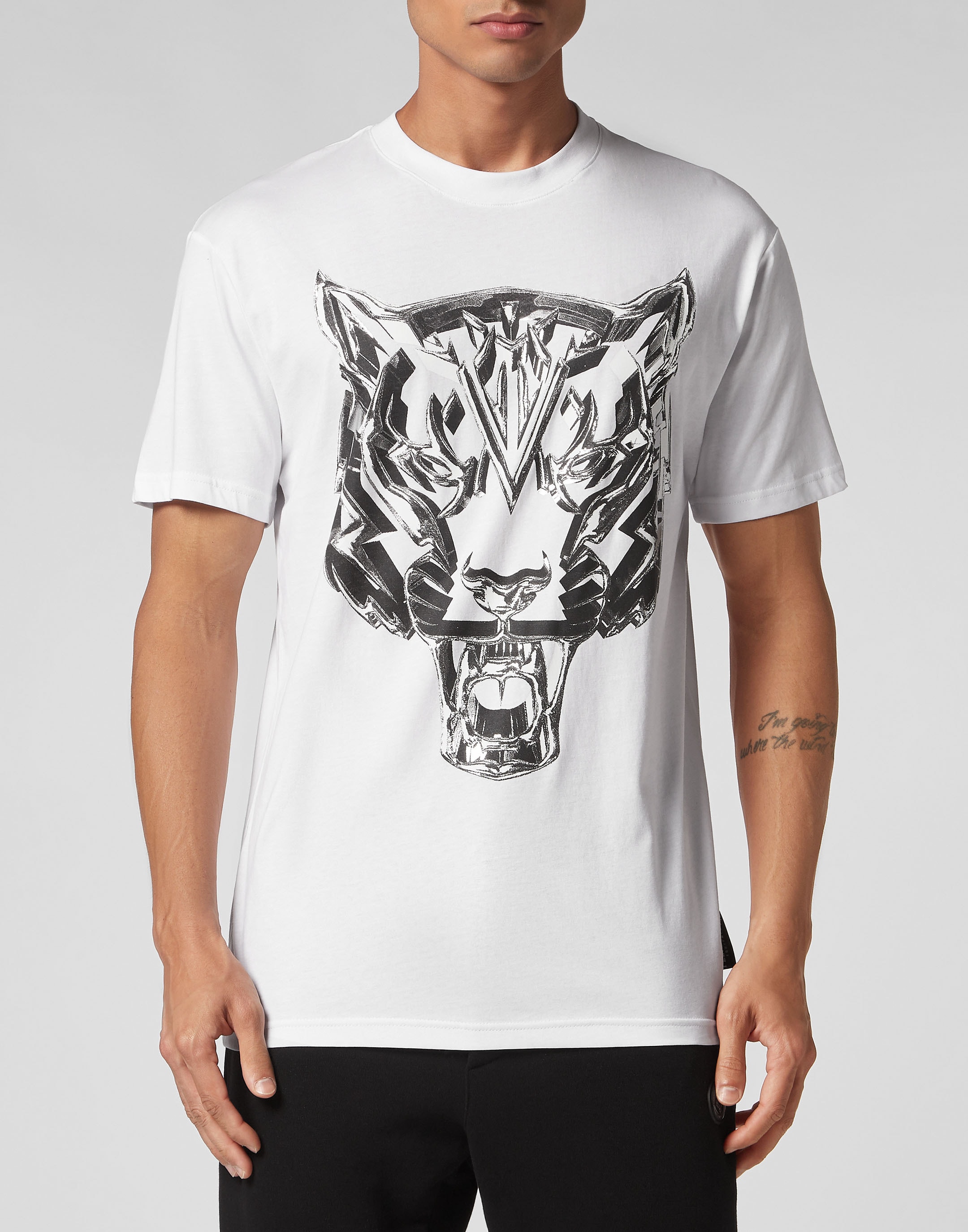 PLEIN SPORT T-Shirt "Chrome Tiger" günstig online kaufen