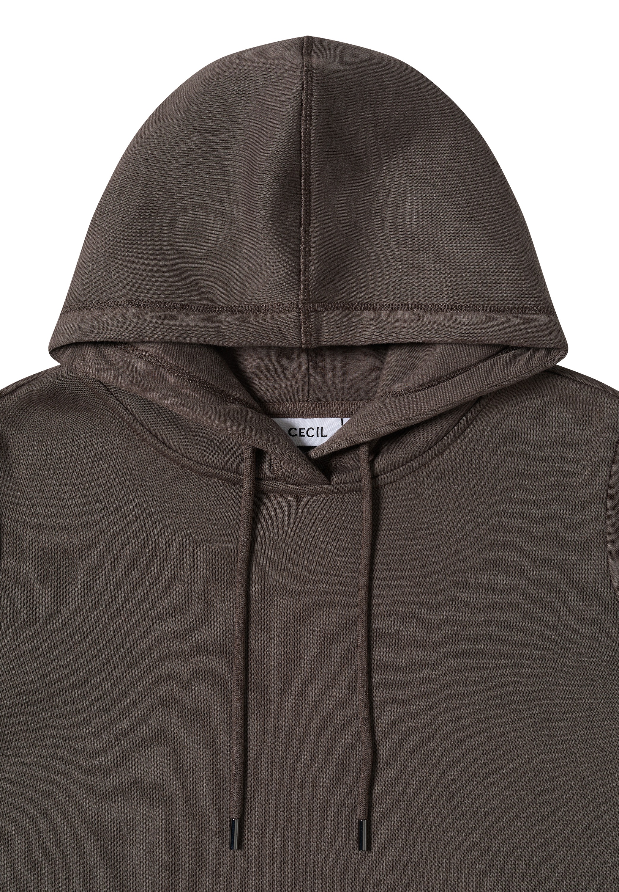 Cecil Hoodie, aus softem Materialmix