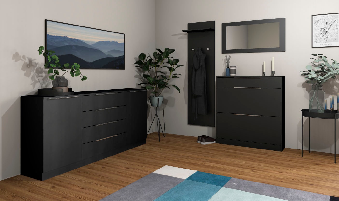 borchardt Möbel Schuhschrank, Stehende Montage, Wandmontage & Glasböden unter Mehr aus der Serie