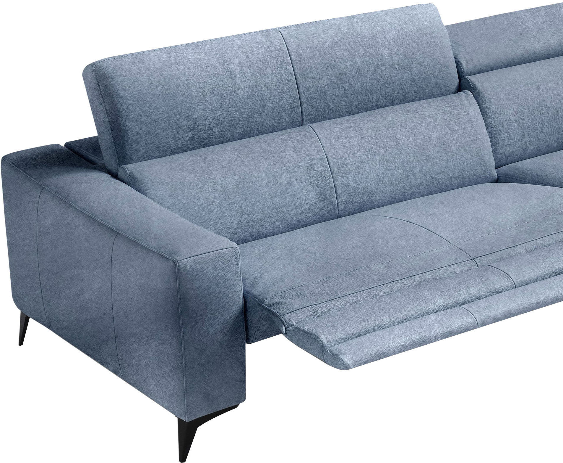 Thumbnail - Egoitaliano Ecksofa "Edith, Designsofa mit hohem Sitzkomfort, L-Form" inkl. elektrischer Relaxfunktion und manuell verst...