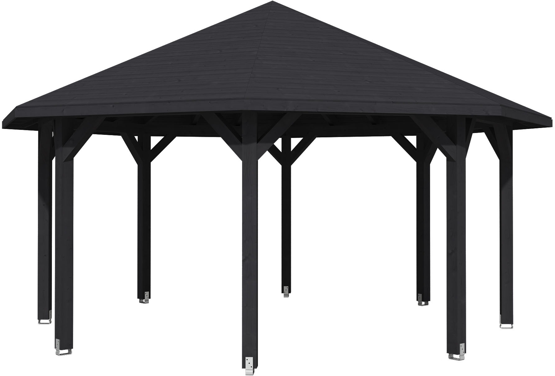 Skanholz Pavillon "Nice 3", 8-Eck, BxT: 557x557 cm günstig online kaufen