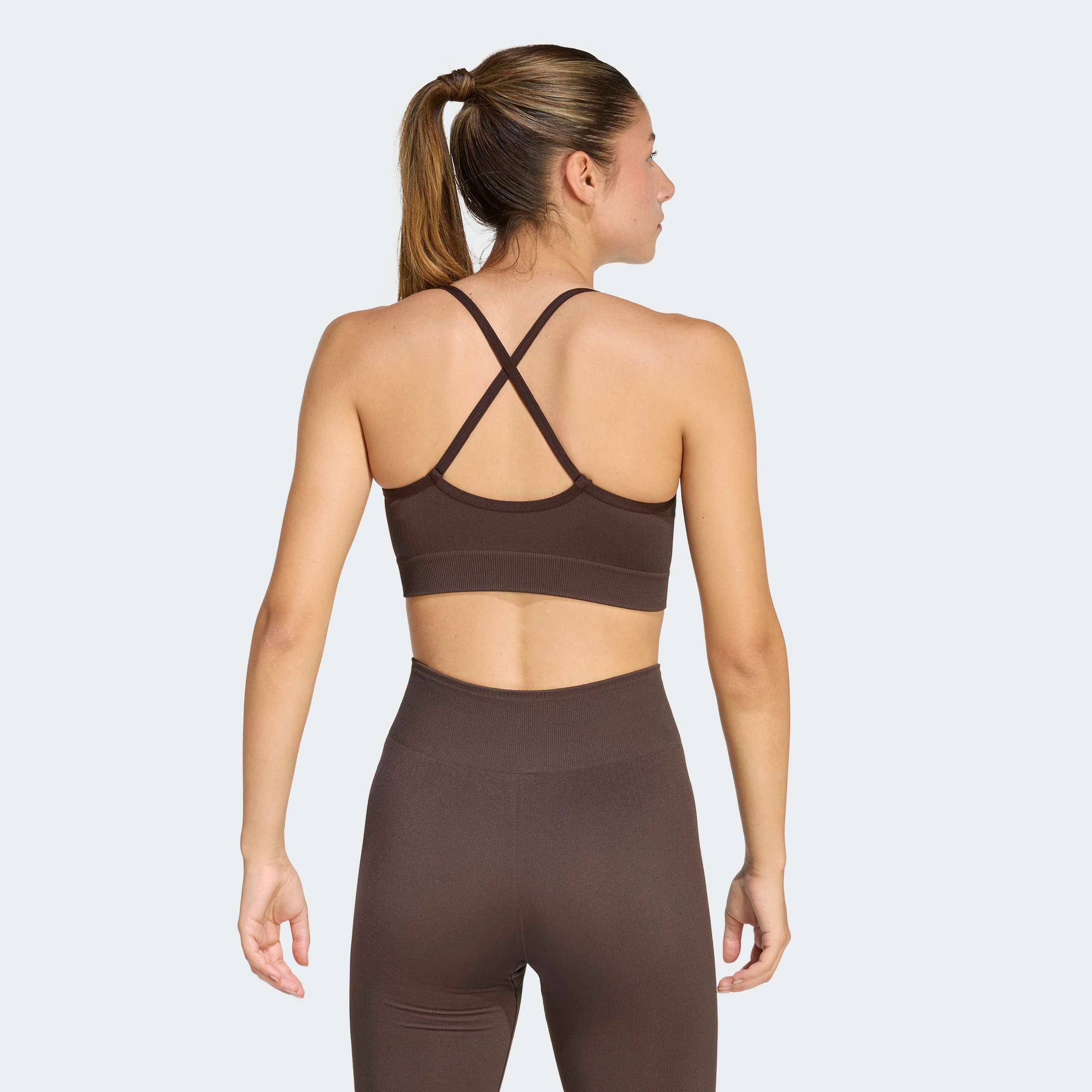 adidas Performance Sport-BH "WORKOUT ESSENTIALS LEICHT STÜTZENDER STRICK-BH günstig online kaufen