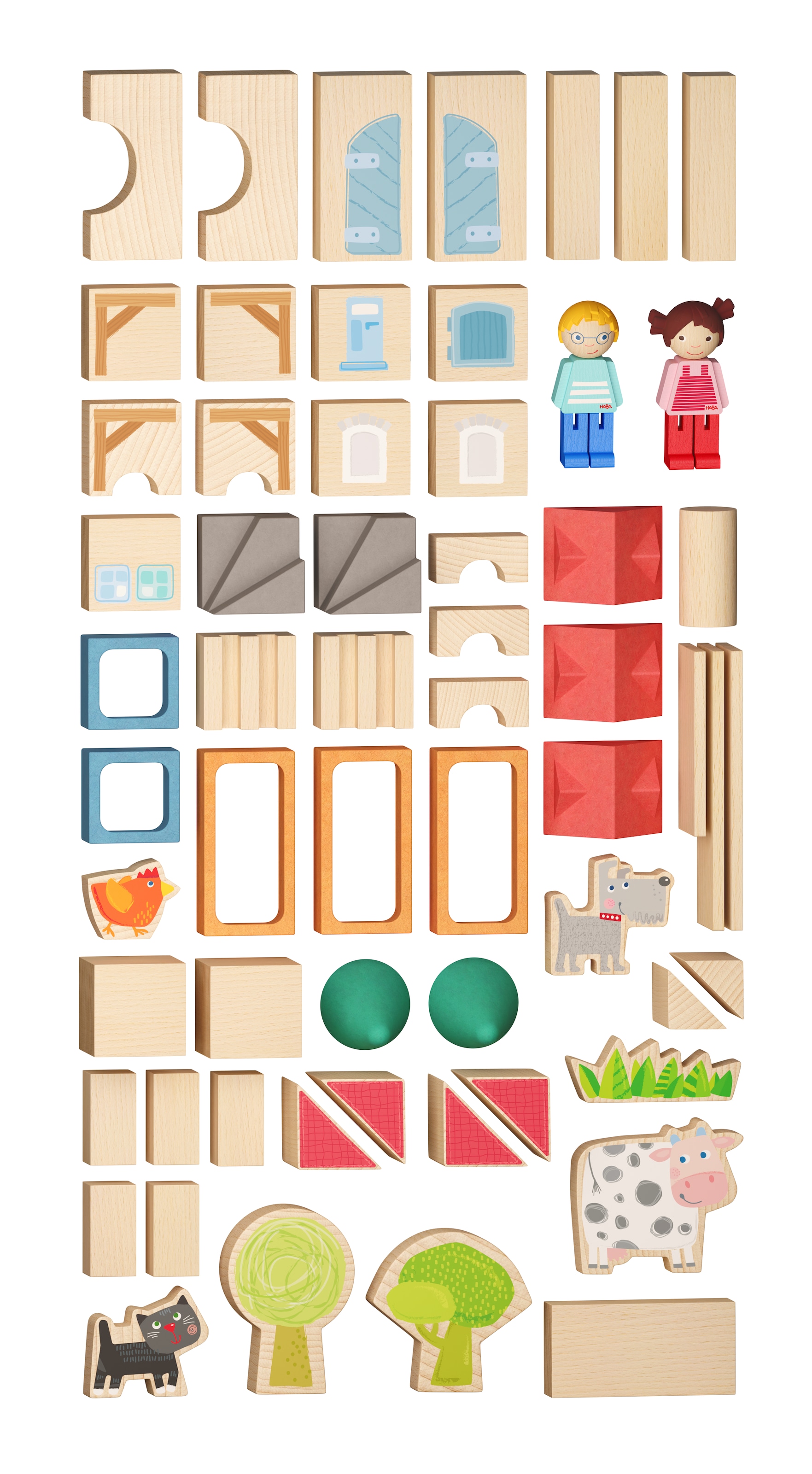 Haba Spielbausteine »My 1st Block World – Unsere große Farm« Made in Germany