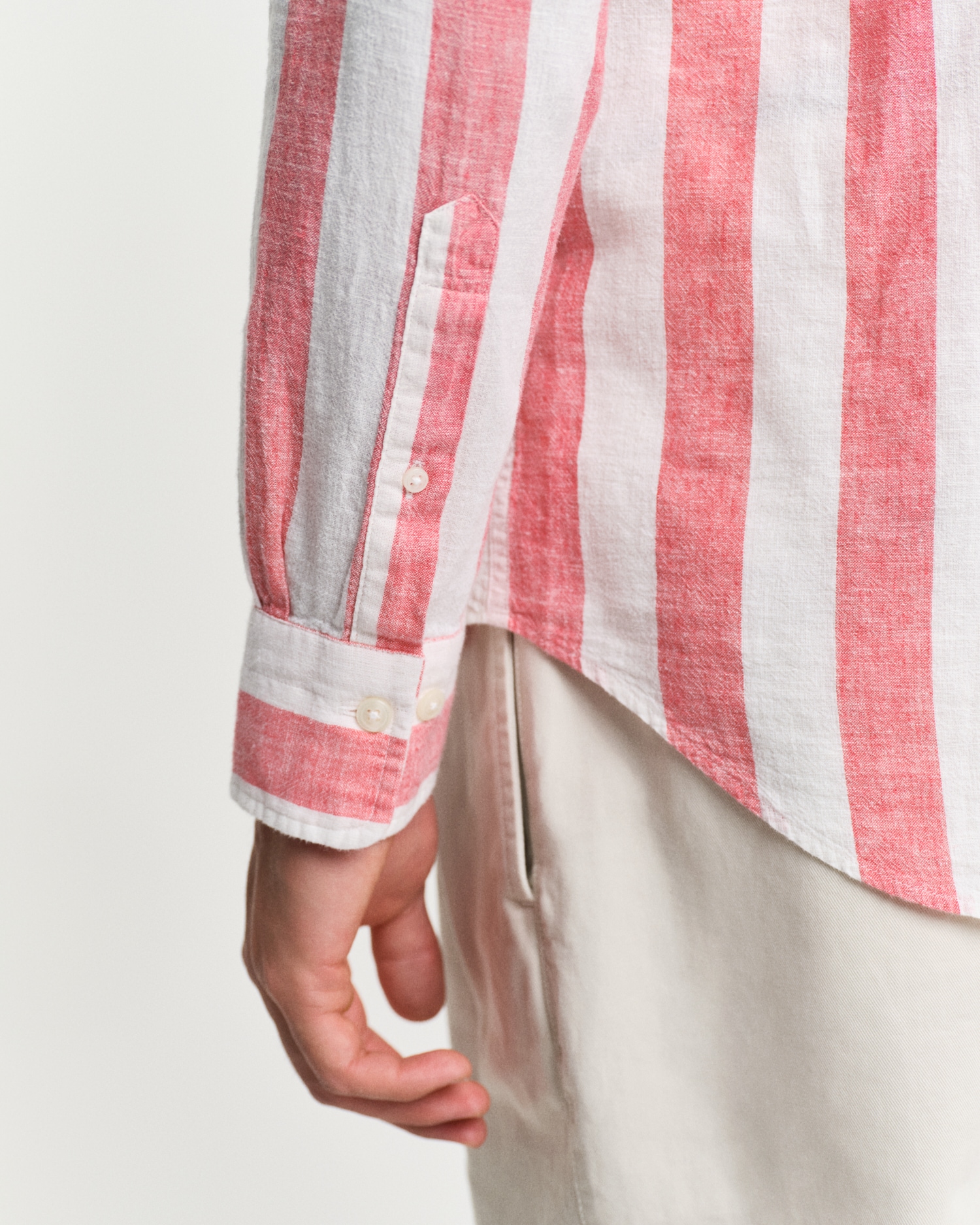Gant Langarmhemd »REG COTTON LINEN BOLD STRIPE SHIRT«
