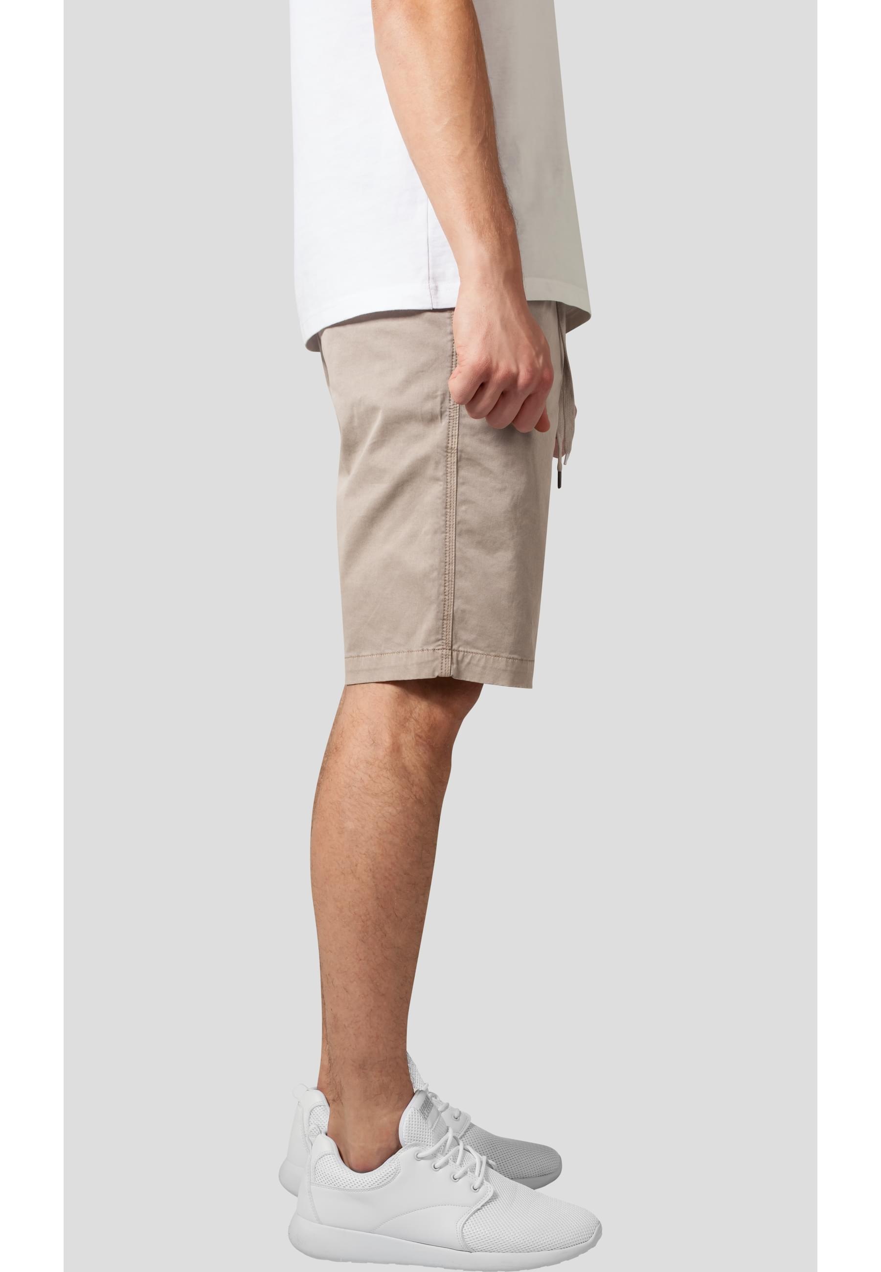 URBAN CLASSICS Stoffhose »Urban Classics Herren Stretch Twill Joggshorts«, (1 tlg.)