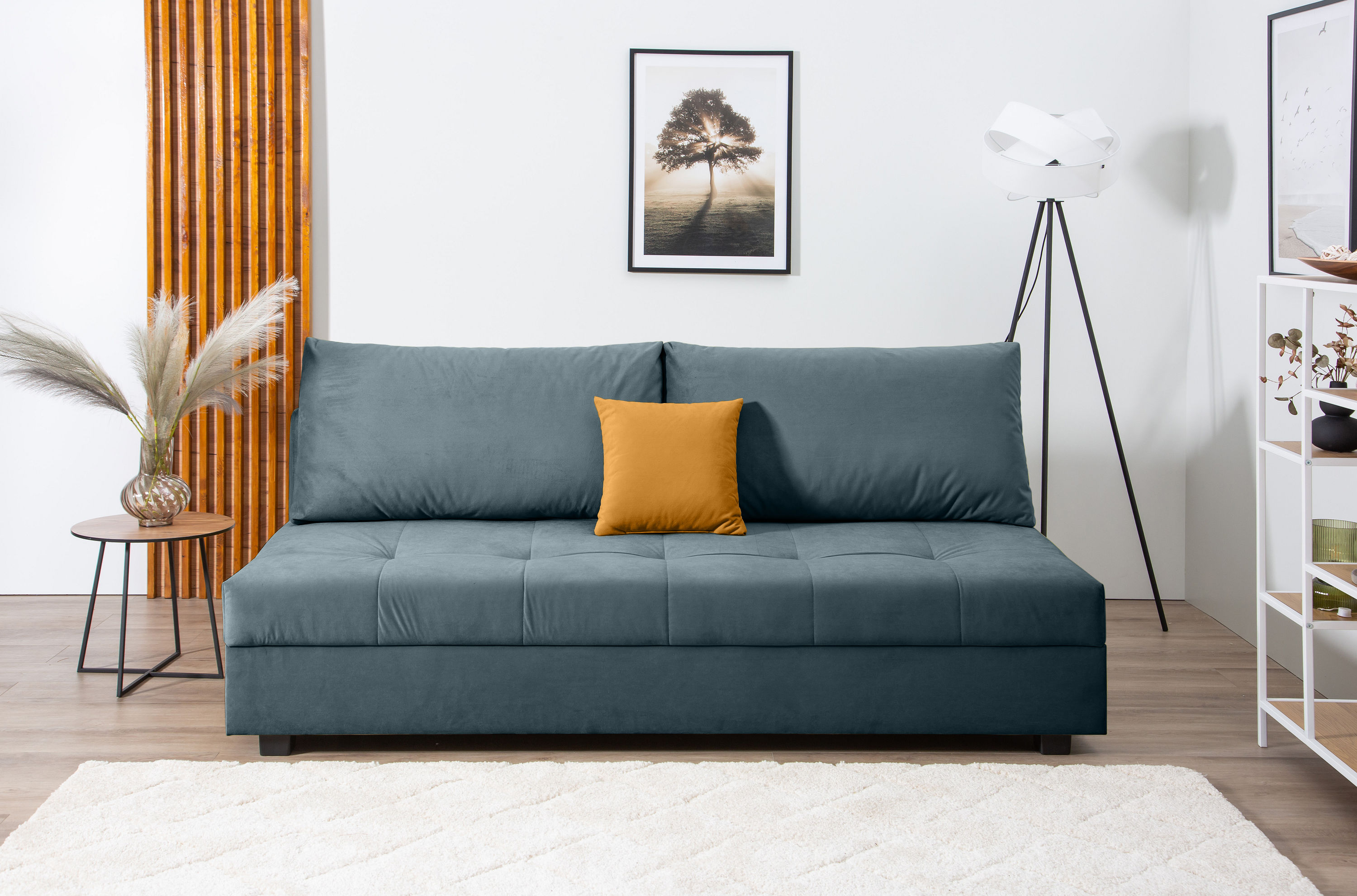 COLLECTION AB "Daria, B: 194 cm, Liegel. 147x194 cm" Schlaffunktion, Bettkasten & 1 Zierkissen, Federkern