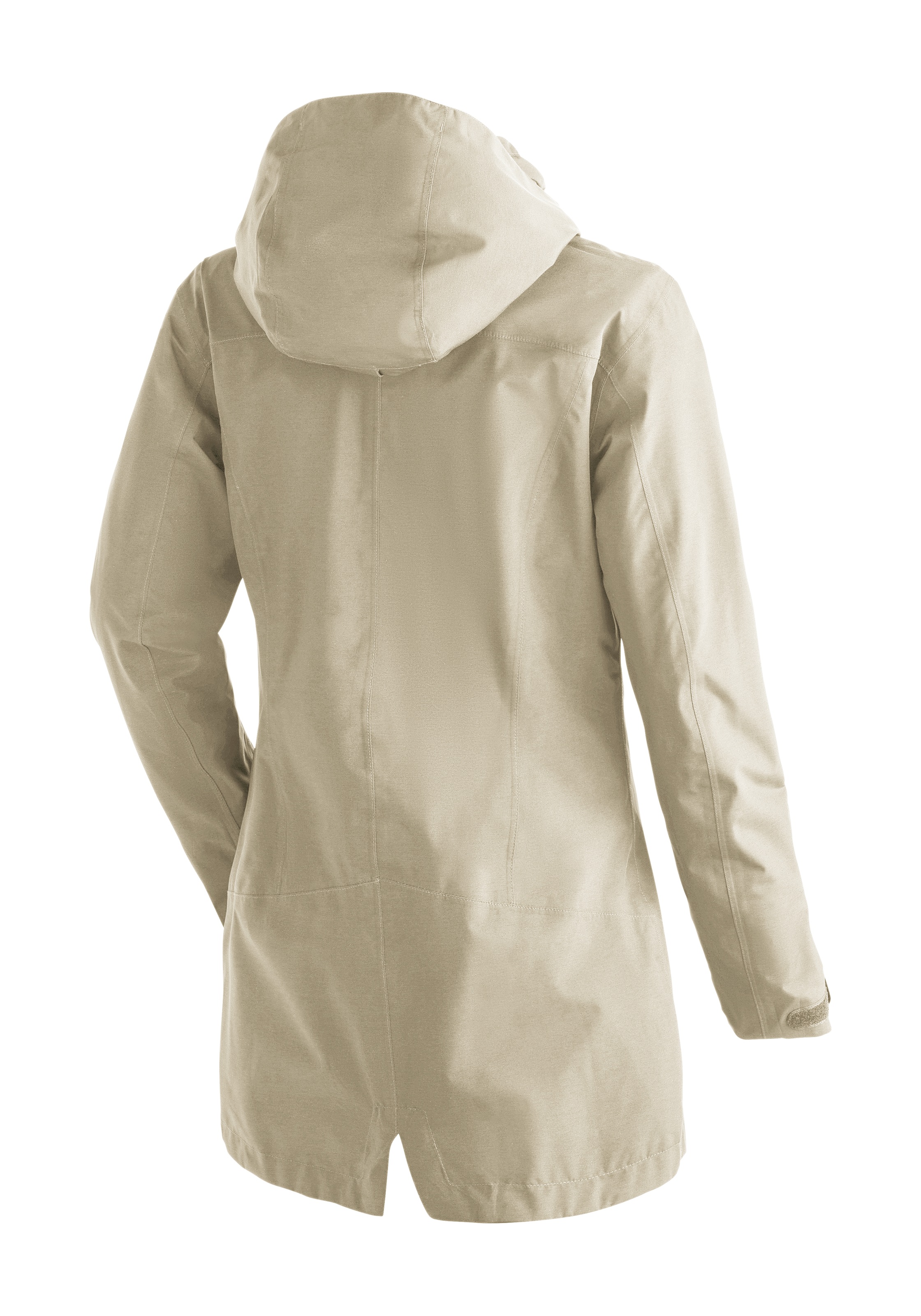 Maier Sports Outdoorjacke »Perdura rec W«, Damen Funktionsmantel, wasserdichter Mantel mit Kapuze, Wanderjacke