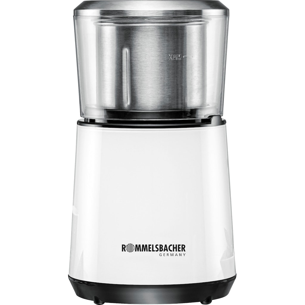 Rommelsbacher Kaffeemühle »EKM 125«, 200 W, Schlagmahlwerk, 50 g Bohnenbehälter