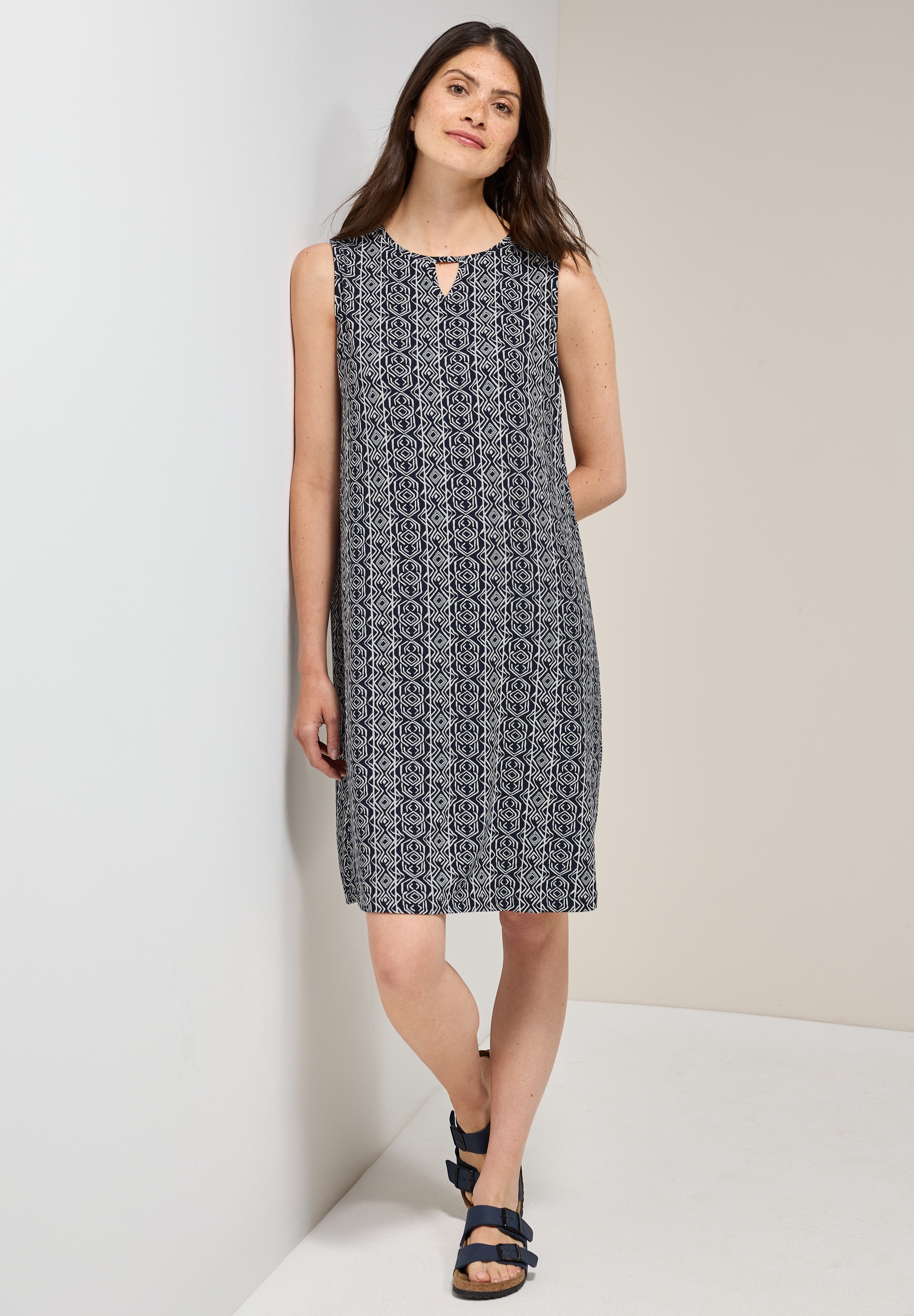 Cecil Jerseykleid Ohne Taschen knielang