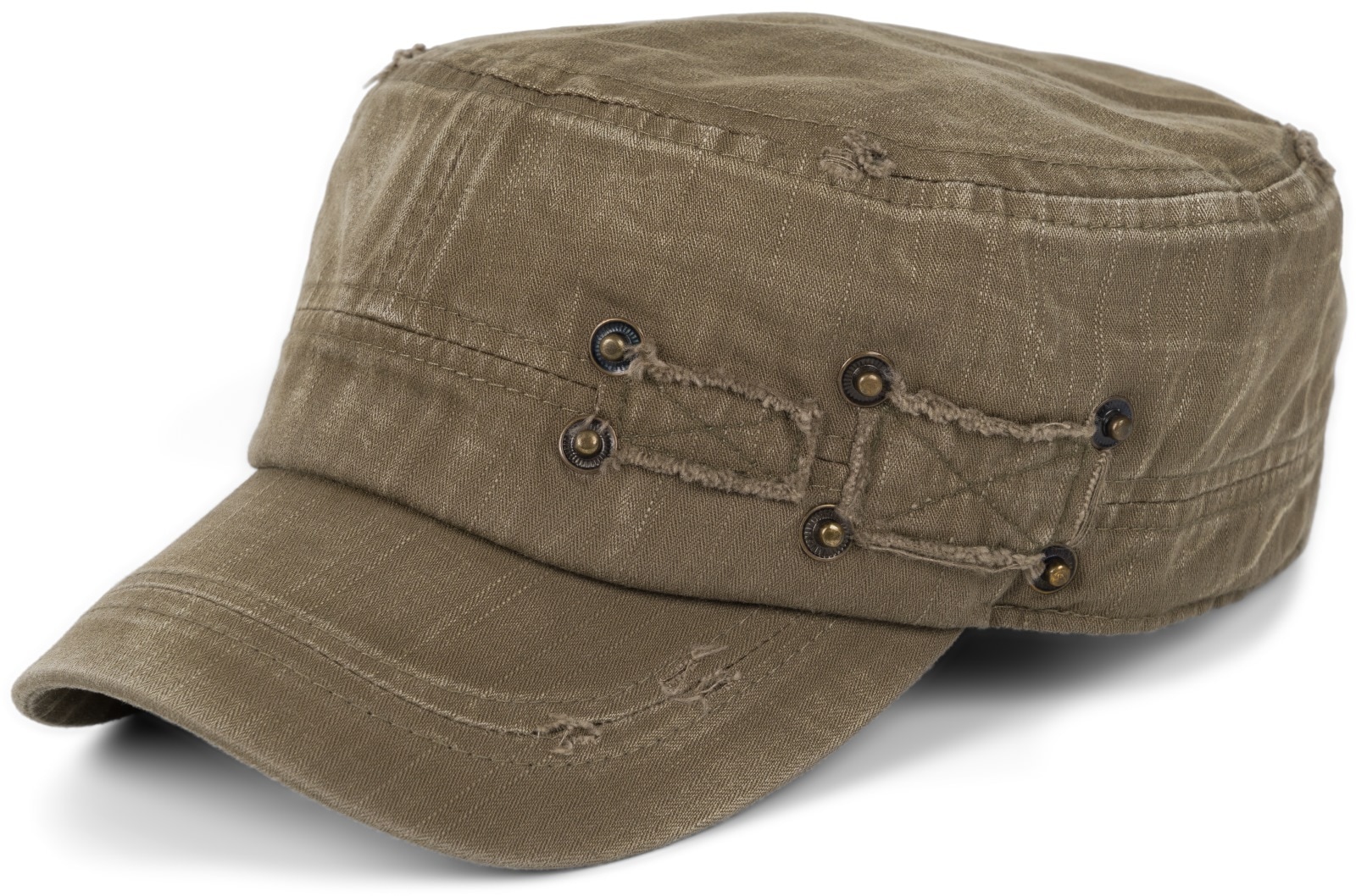 styleBREAKER "Military Cap im used Look" 1 Stk. günstig online kaufen