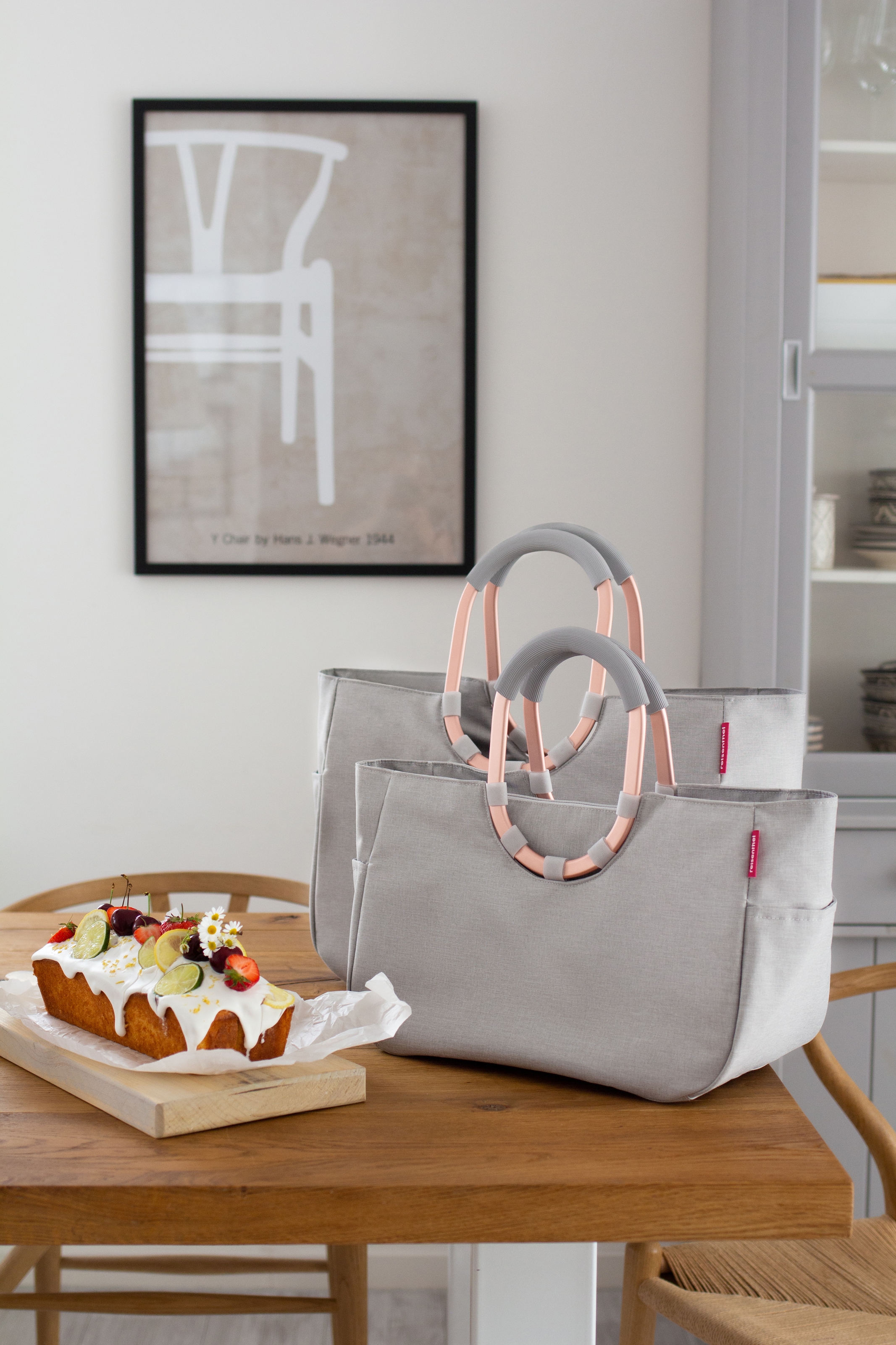 REISENTHEL® Einkaufsshopper »loopshopper M« Herausnehmbare Innentasche, Standfüße, Innentasche Reißverschluss