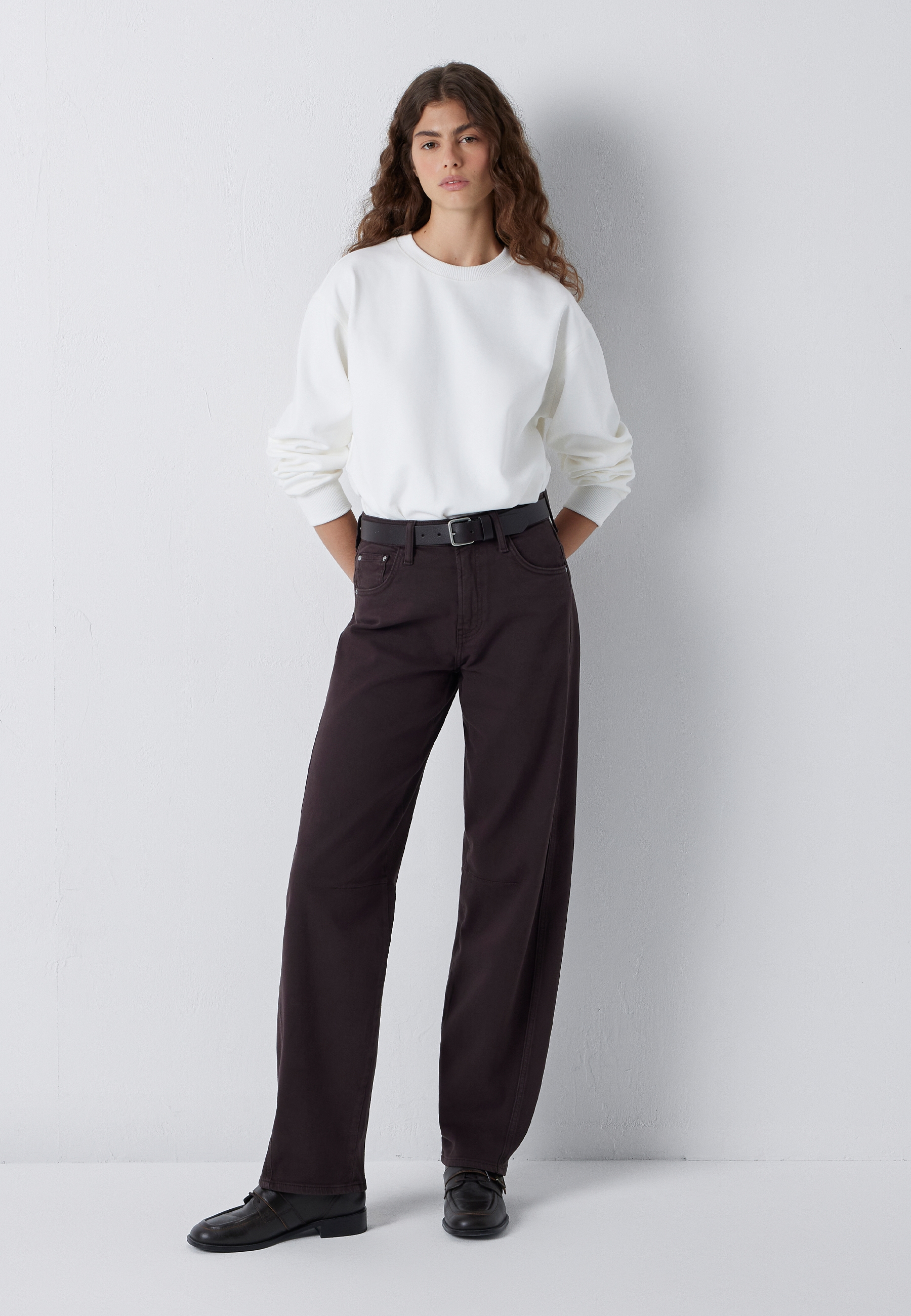 Mavi "LEILA W/Cut" Baggy Jeans