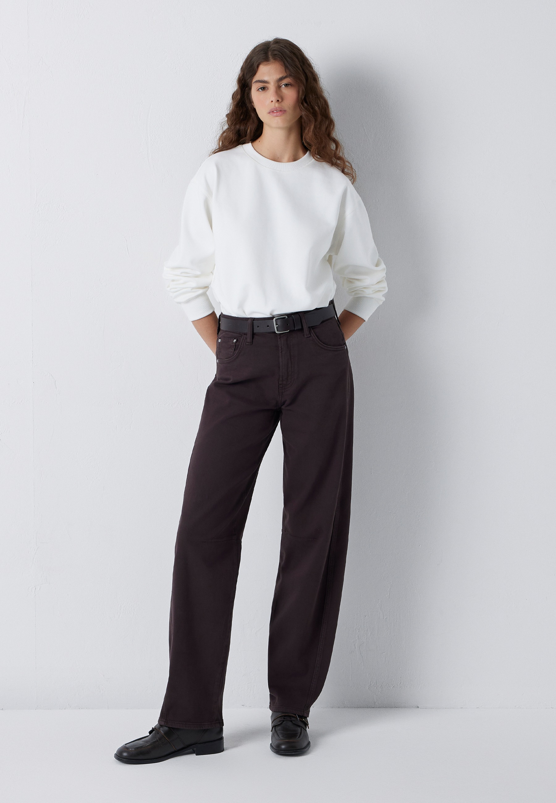 Mavi Weite Jeans "LEILA W/Cut" Baggy Jeans