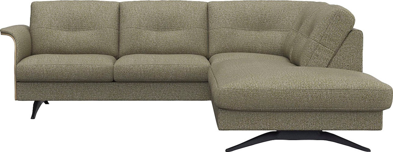 FLEXLUX Ecksofa "Glow, super bequem durch hochwertigem Sitzaufbau mit Feder günstig online kaufen