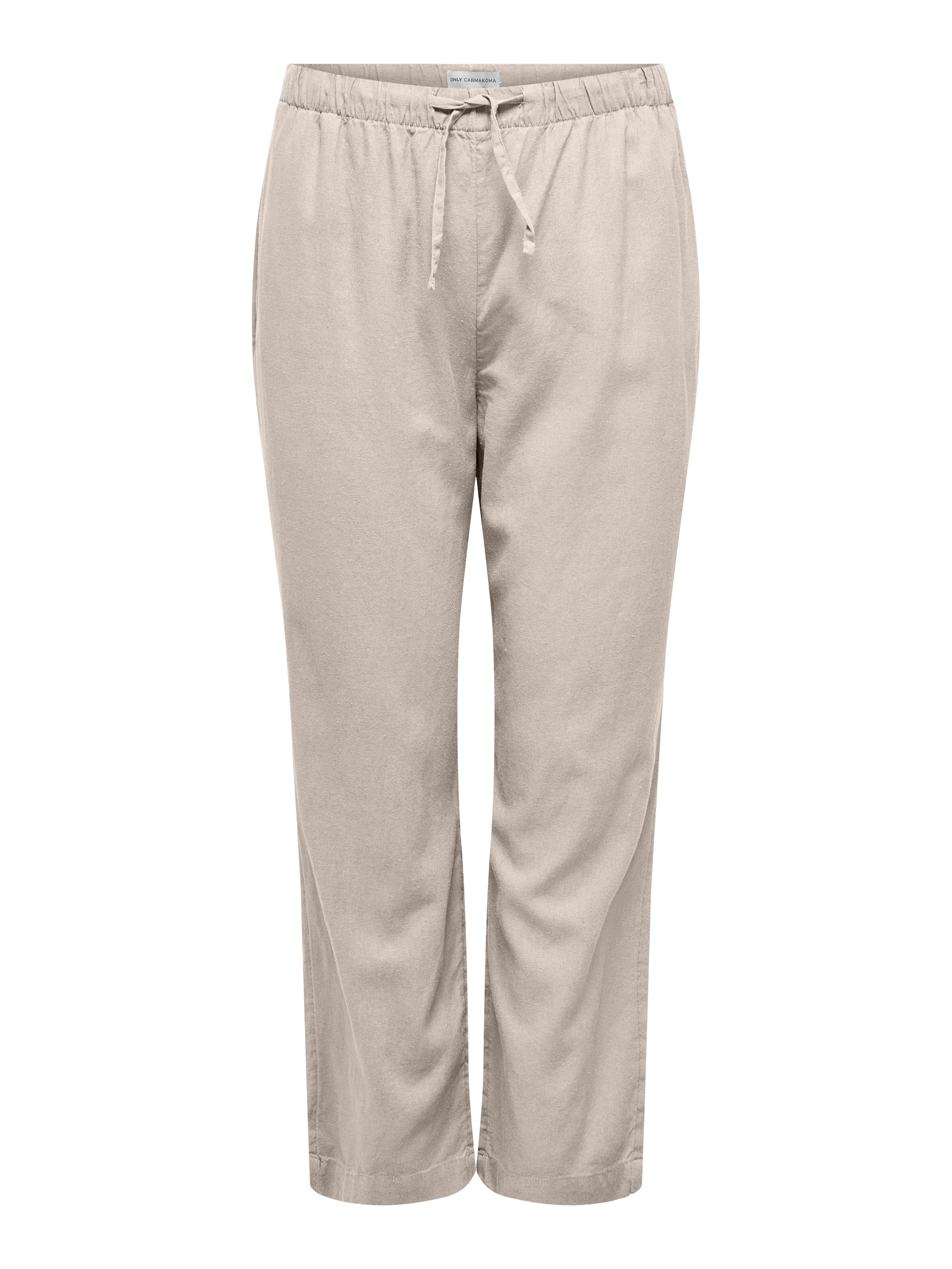 ONLY CARMAKOMA Leinenhose "CARCARO MW LINEN BL PULL-UP PANT TLR", Sommerhos günstig online kaufen