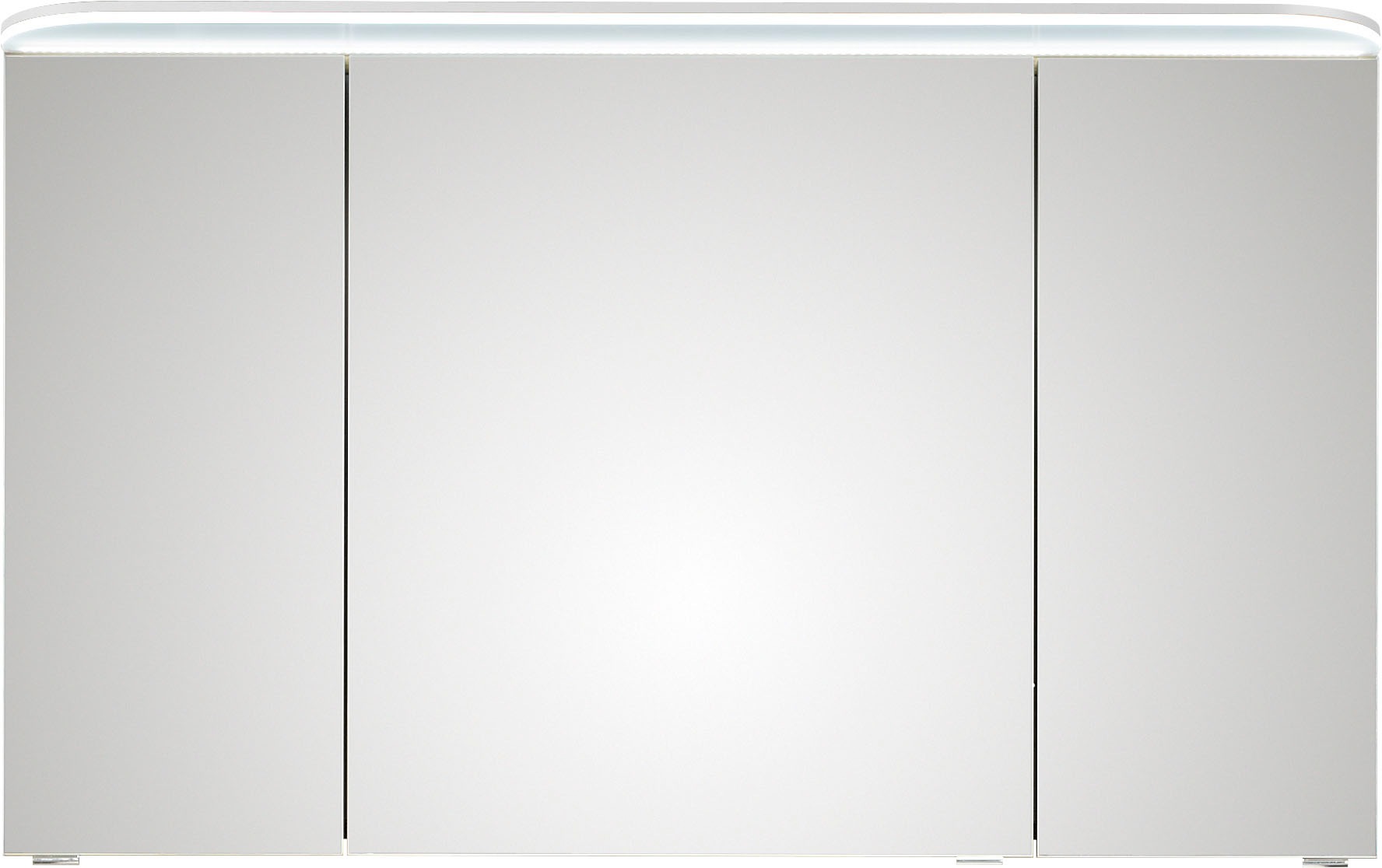 Saphir Badmöbel-Set »Balto Sprint 4-teilig, Mineralmarmor-Waschtisch mit LED-Spiegelschrank«, (5 St.), Unterschrank, Midischrank, inkl. Türdämpfer, 5 Türen, 5 Schubladen